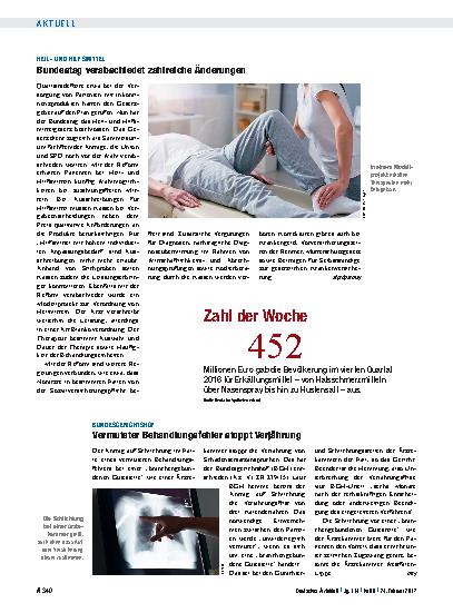 Vorschauseite 1: Zahl der Woche 452