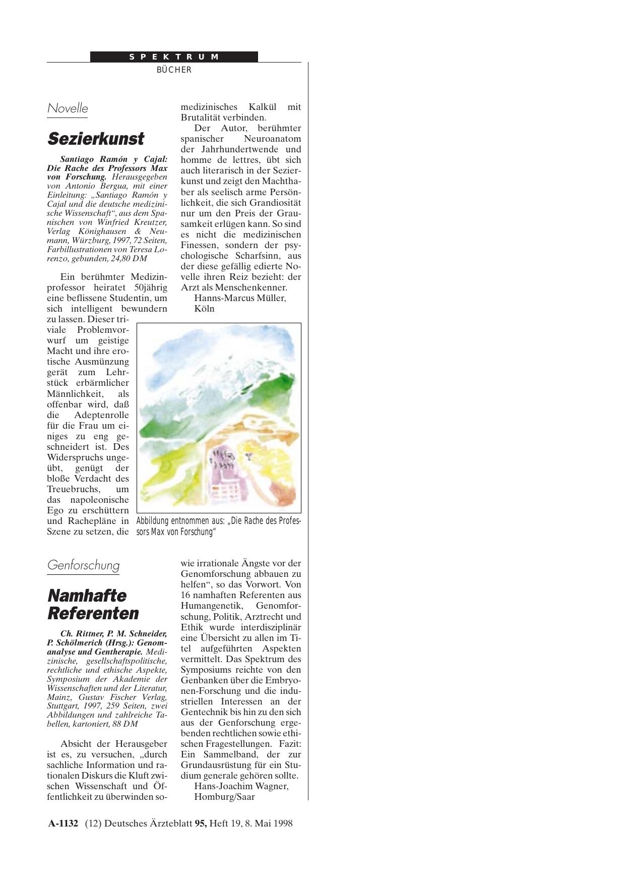 Vorschauseite 1: Genomanalyse und Gentherapie