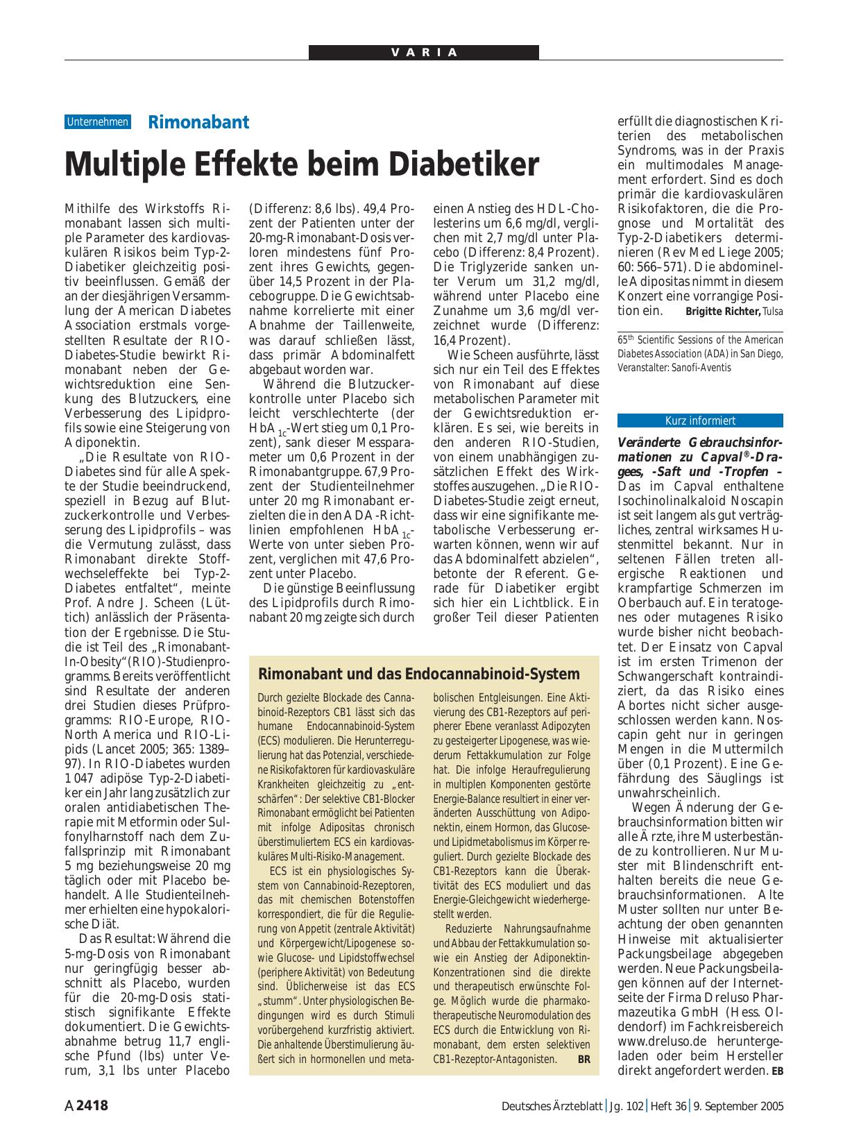 Vorschauseite 1: Veränderte Gebrauchsinformationen zu Capval®-Dragees, -Saft und -Tropfen