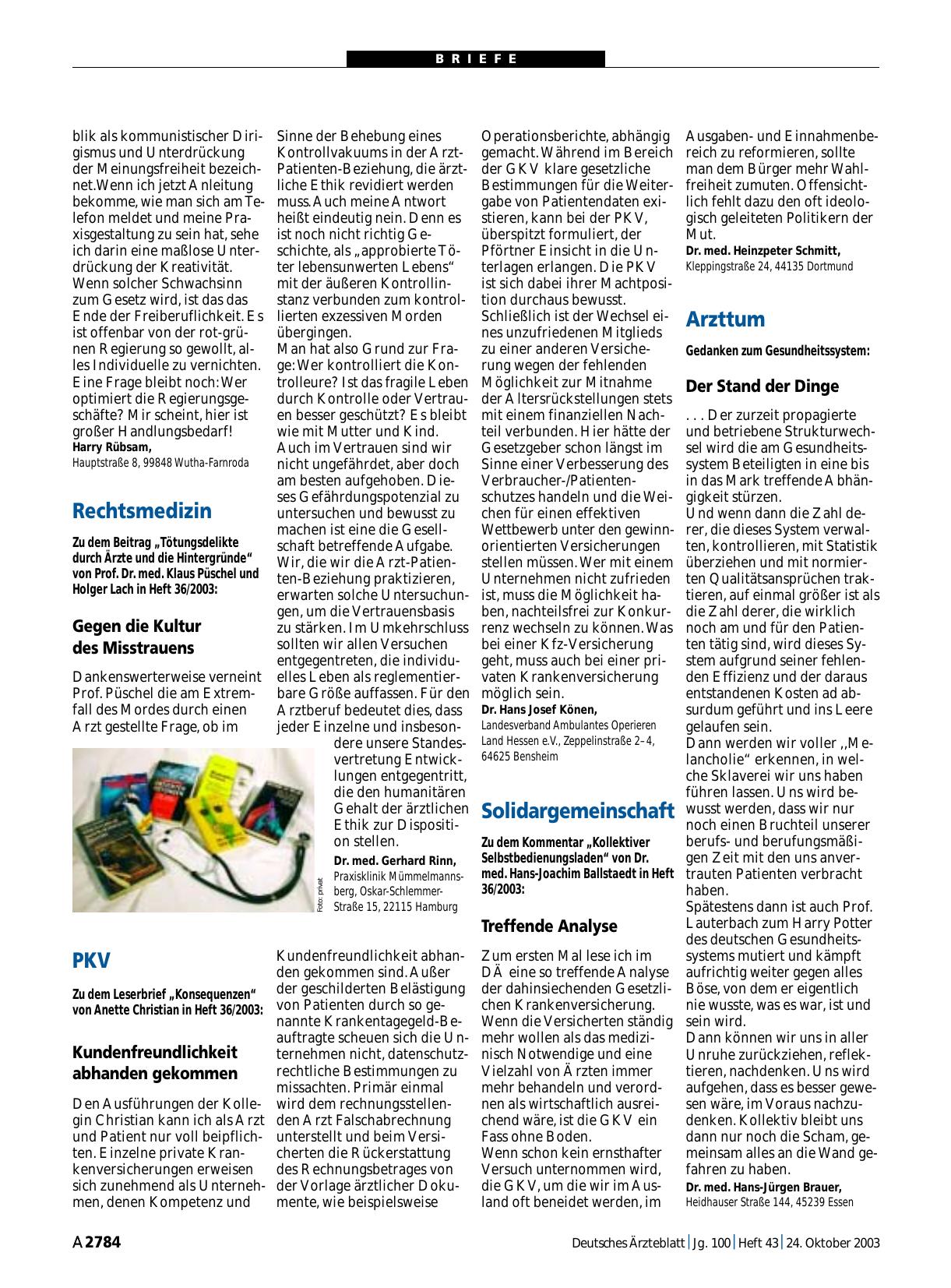 Vorschauseite 1: PKV: Kundenfreundlichkeit abhanden gekommen
