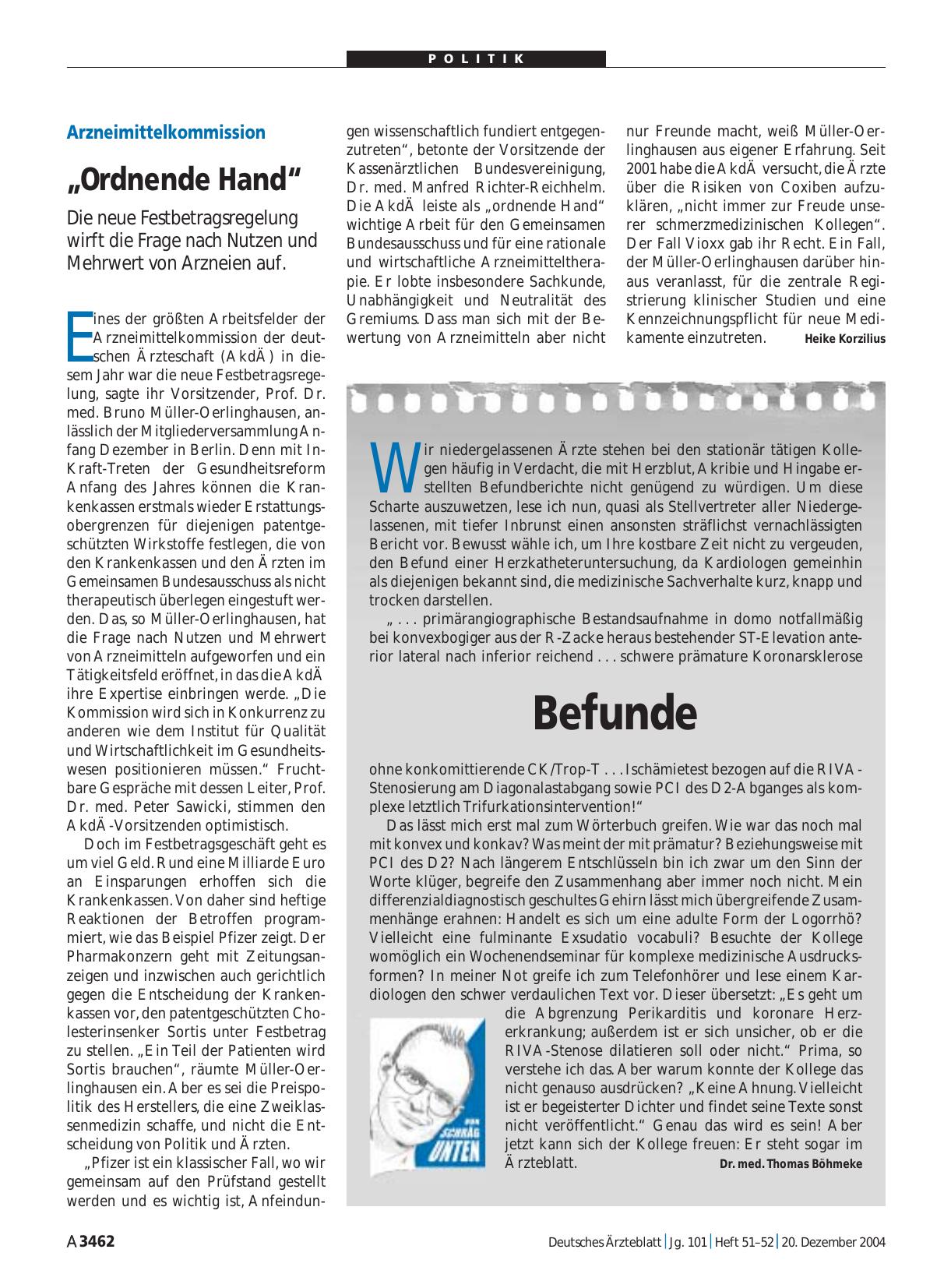 Vorschauseite 1: Befunde
