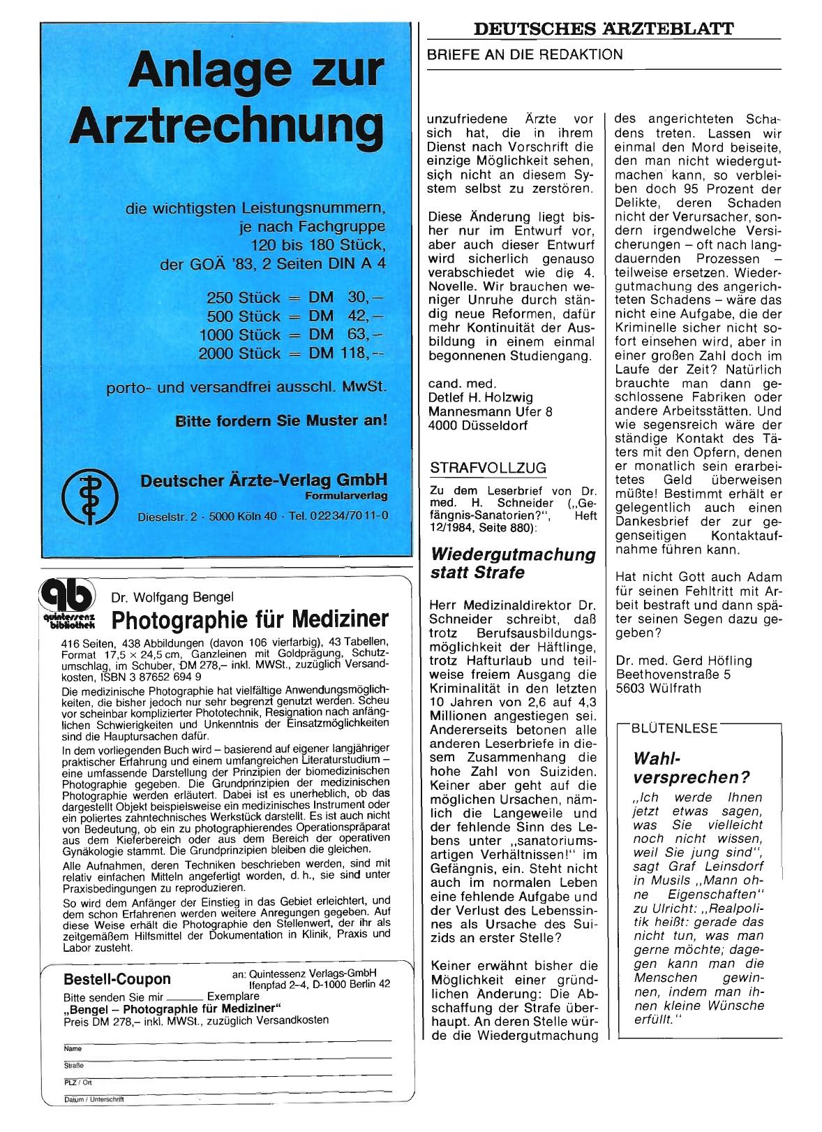 Vorschauseite 1: STRAFVOLLZUG: Wiedergutmachung statt Strafe