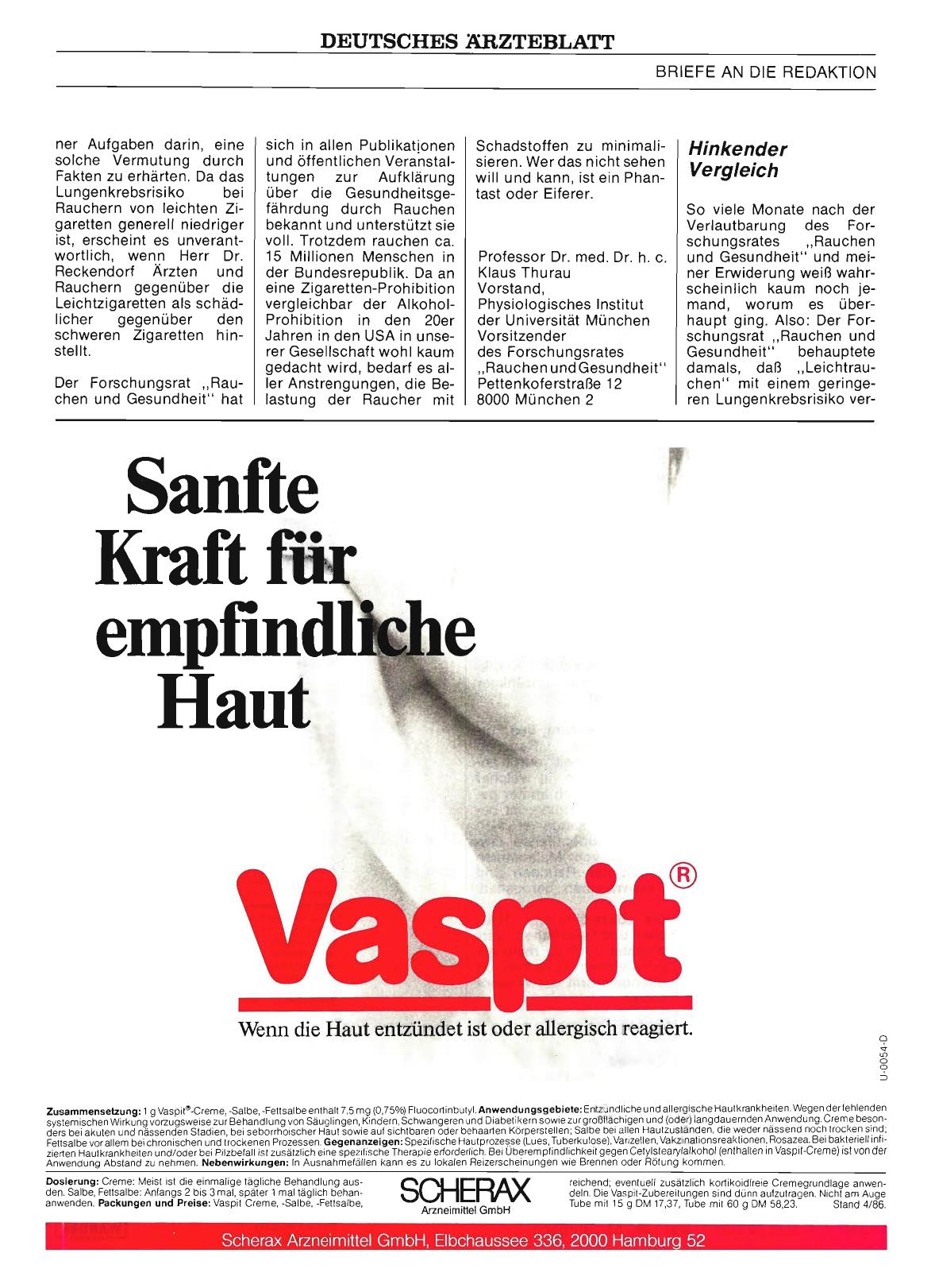 Vorschauseite 1: RAUCHEN: Hinkender Vergleich