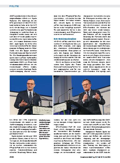 Vorschauseite 2: Eröffnung des 121. Deutschen Ärztetages: Ringen um richtige Argumente