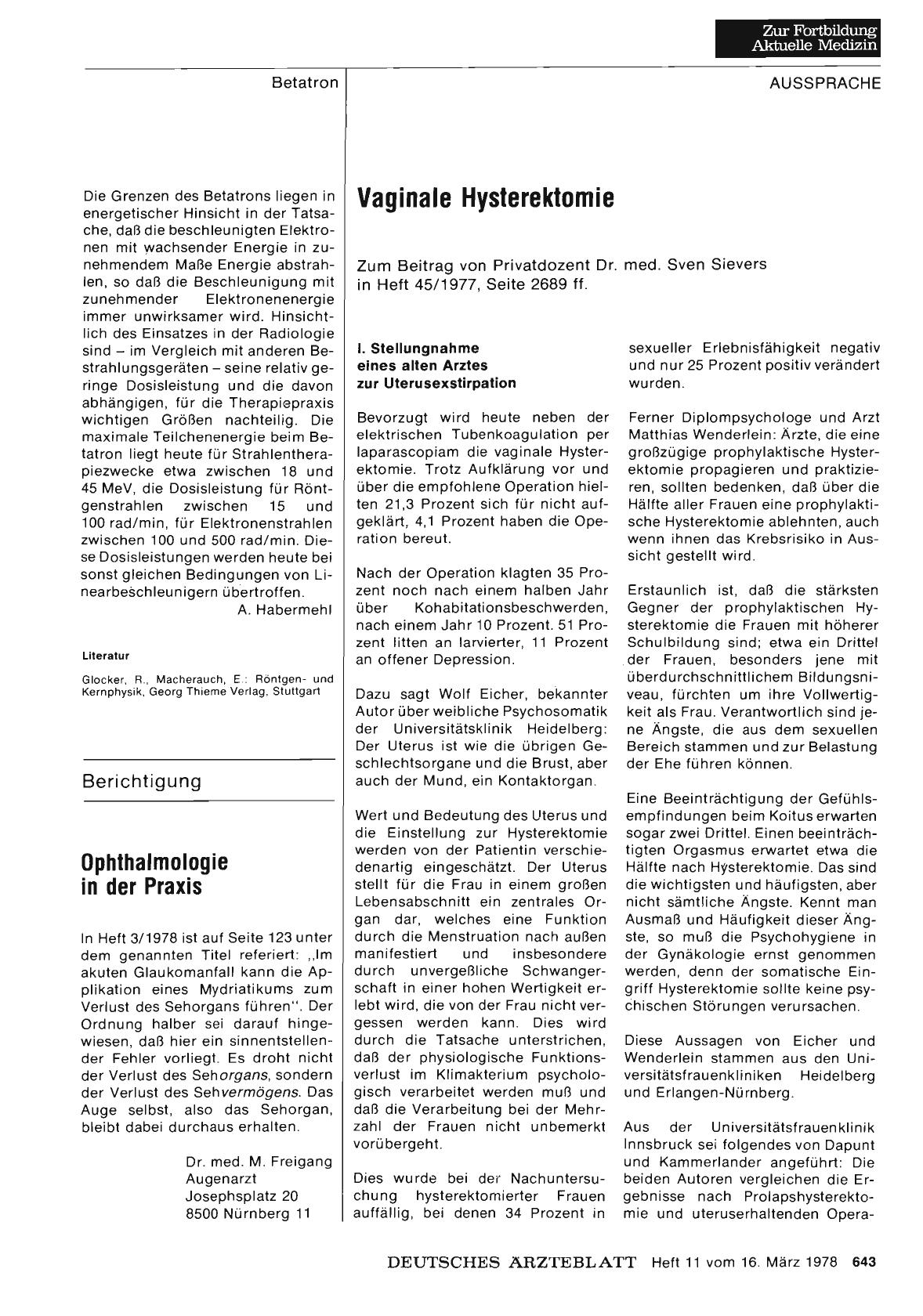 Vorschauseite 1: Vaginale Hysterektomie
