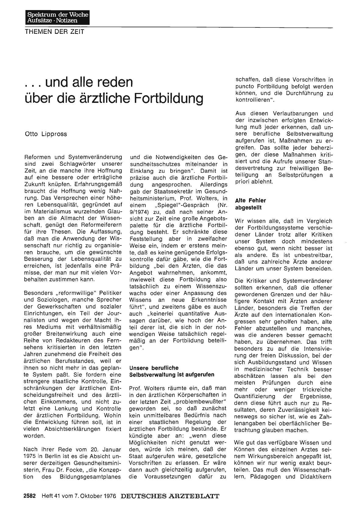 Vorschauseite 1: . .. und alle reden über die ärztliche Fortbildung