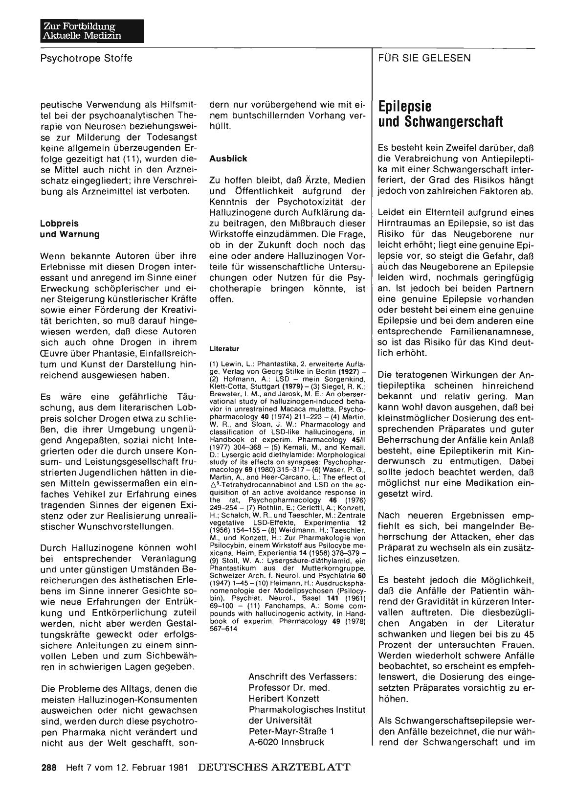 Vorschauseite 1: Epilepsie und Schwangerschaft