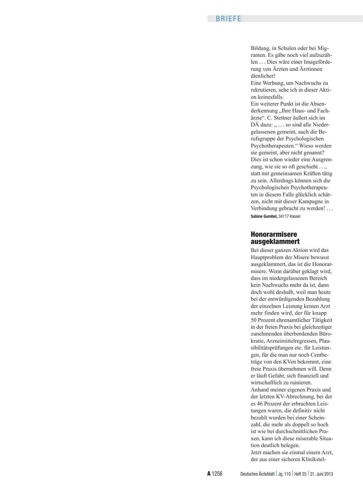 Vorschauseite 1: Imagekampagne: Honorarmisere ausgeklammert