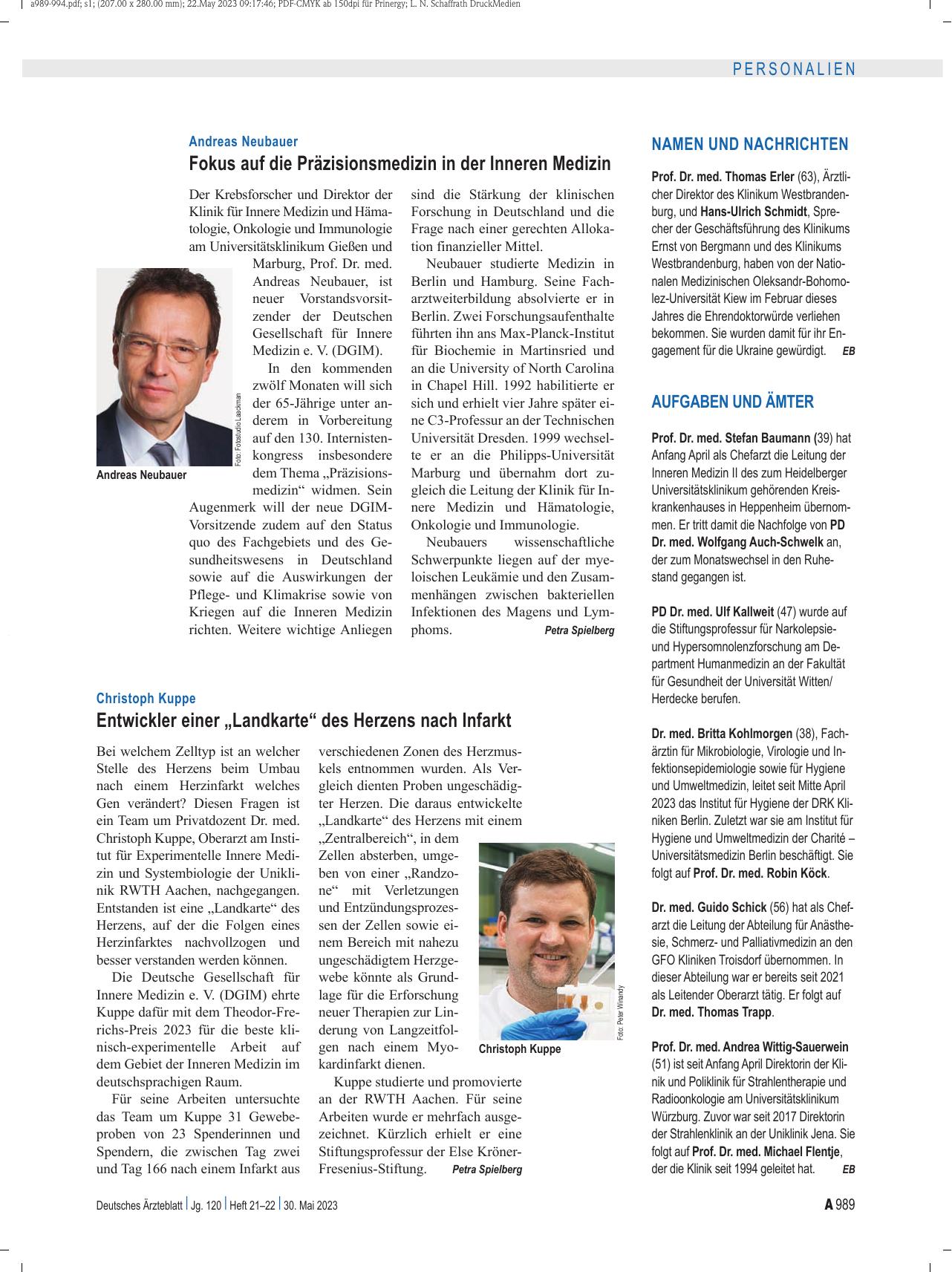 Vorschauseite 1: Aufgaben und Ämter