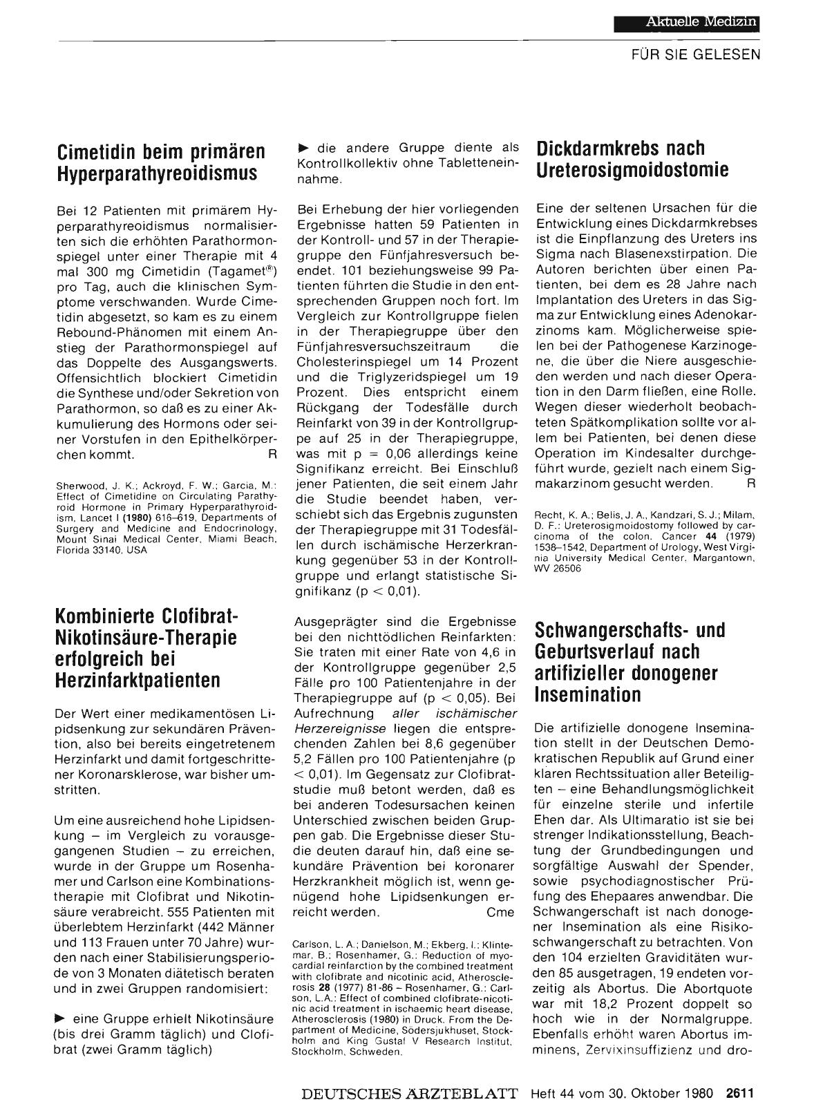 Vorschauseite 1: Schwangerschaftsund Geburtsverlauf nach artifizieller donogener Insemina
