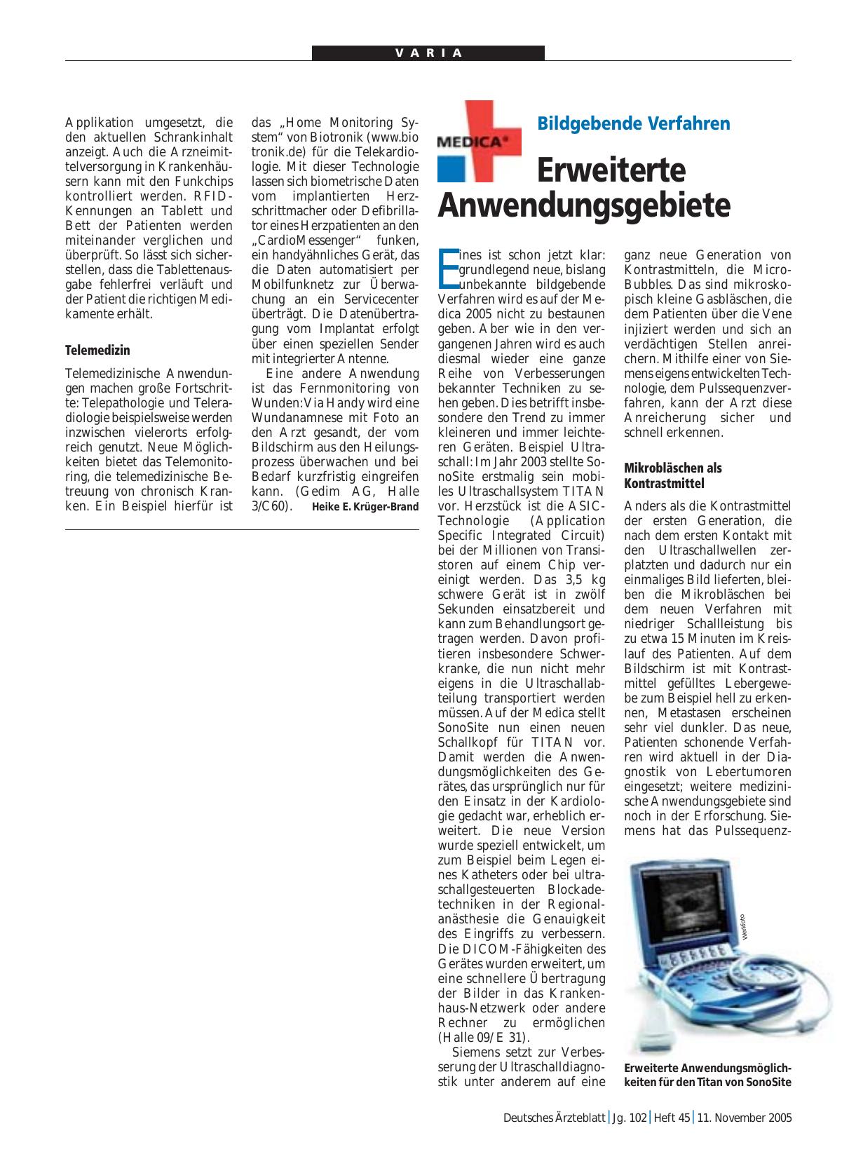 Vorschauseite 1: Bildgebende Verfahren: Erweiterte Anwendungsgebiete