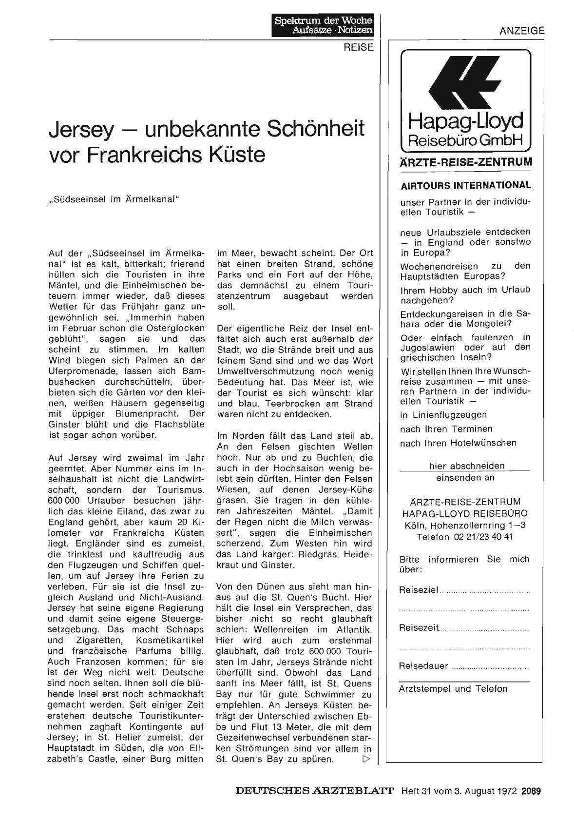Vorschauseite 1: Jersey unbekannte Schönheit vor Frankreichs Küste: „Südseeinsel im Ärmelkanal"