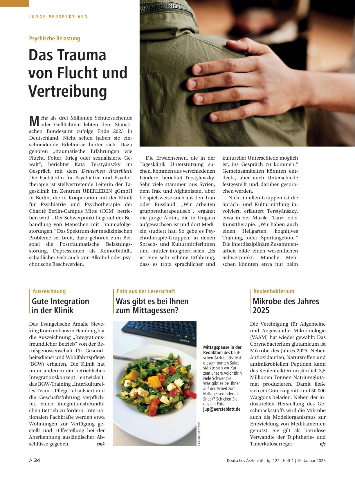 Vorschauseite 1: Psychische Belastung: Das Trauma von Flucht und Vertreibung