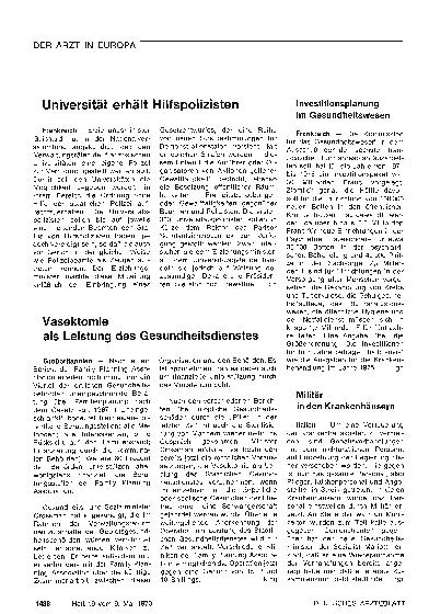 Vorschauseite 1: Investitionsplanung im Gesundheitswesen