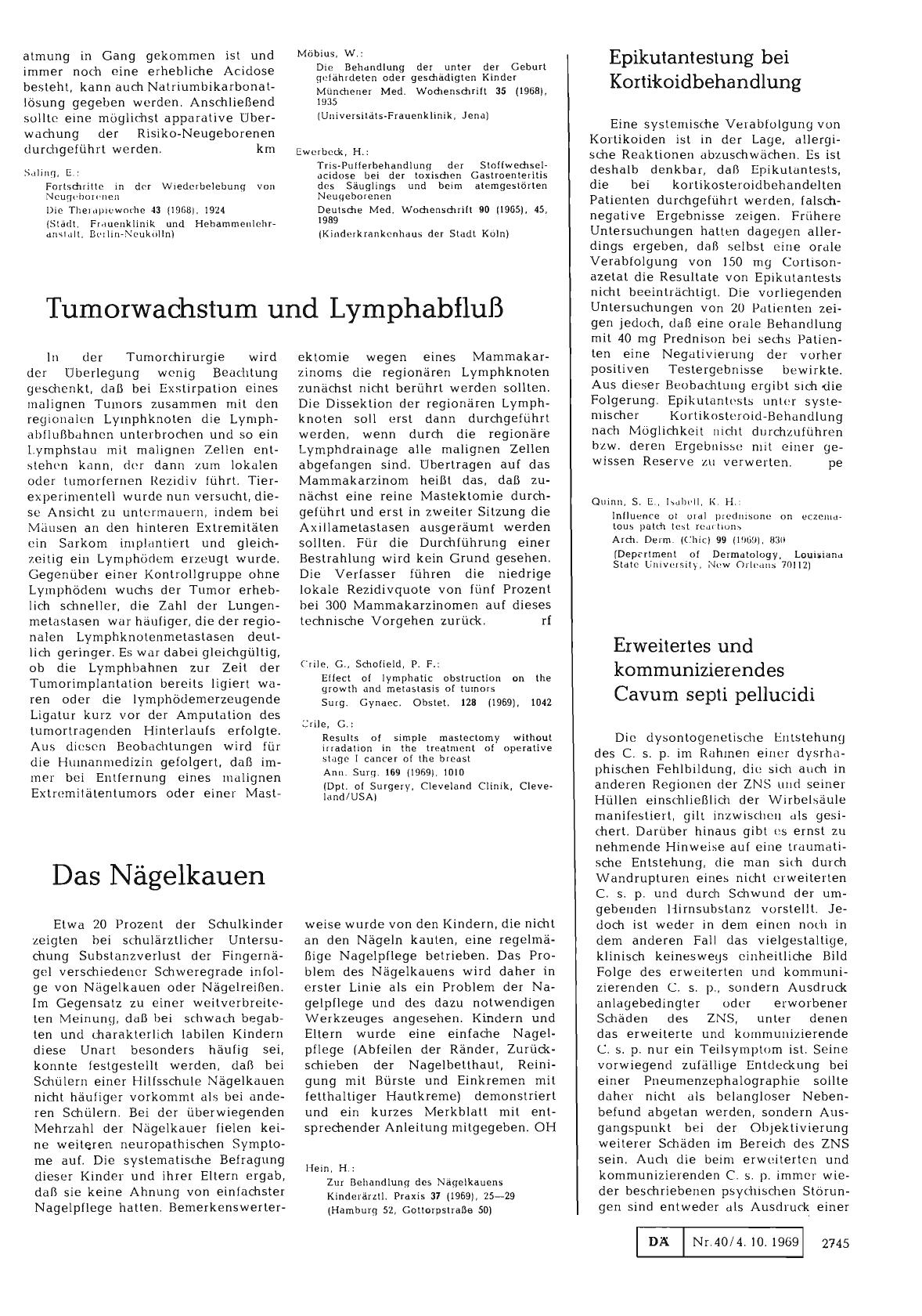Vorschauseite 1: Erweitertes und kommunizierendes Cavum septi pellucidi