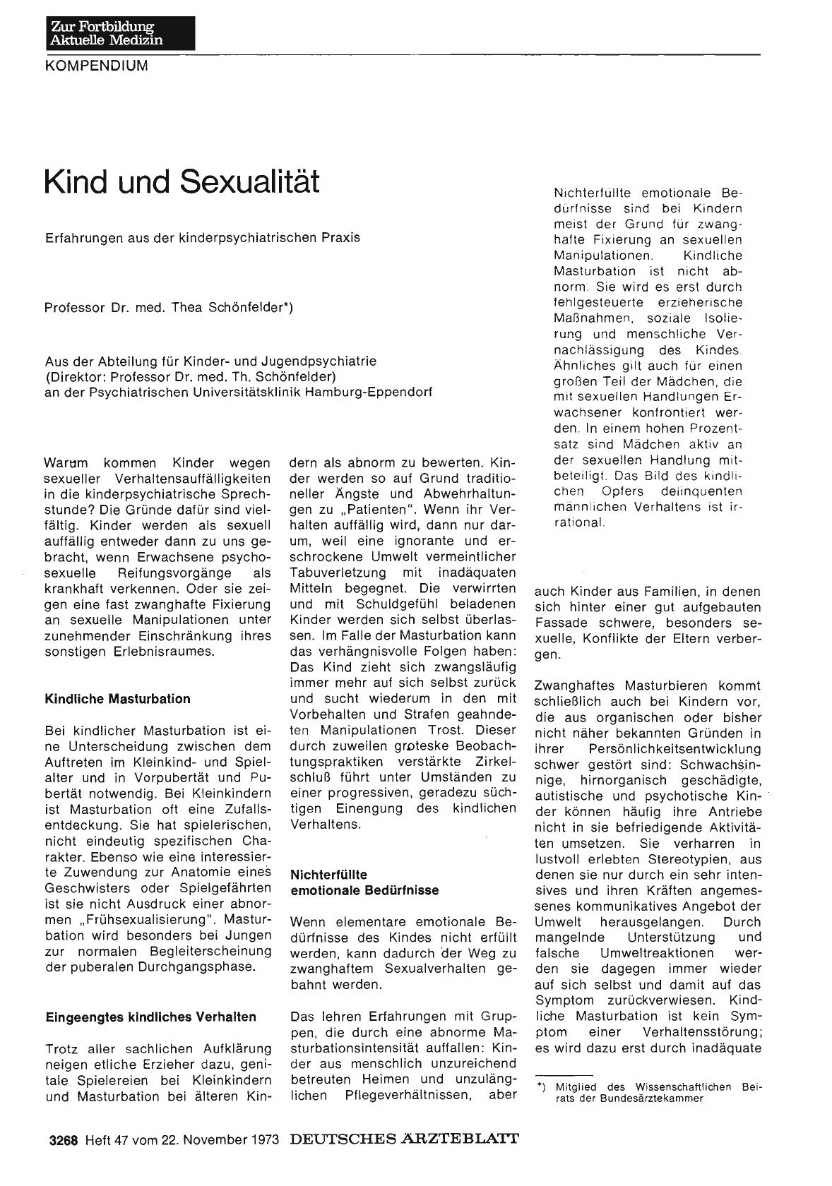 Vorschauseite 1: Kind und Sexualität