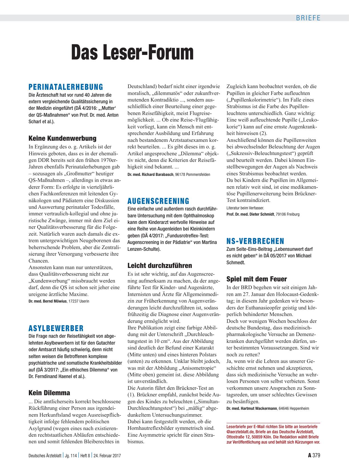 Vorschauseite 1: Asylbewerber: Kein Dilemma