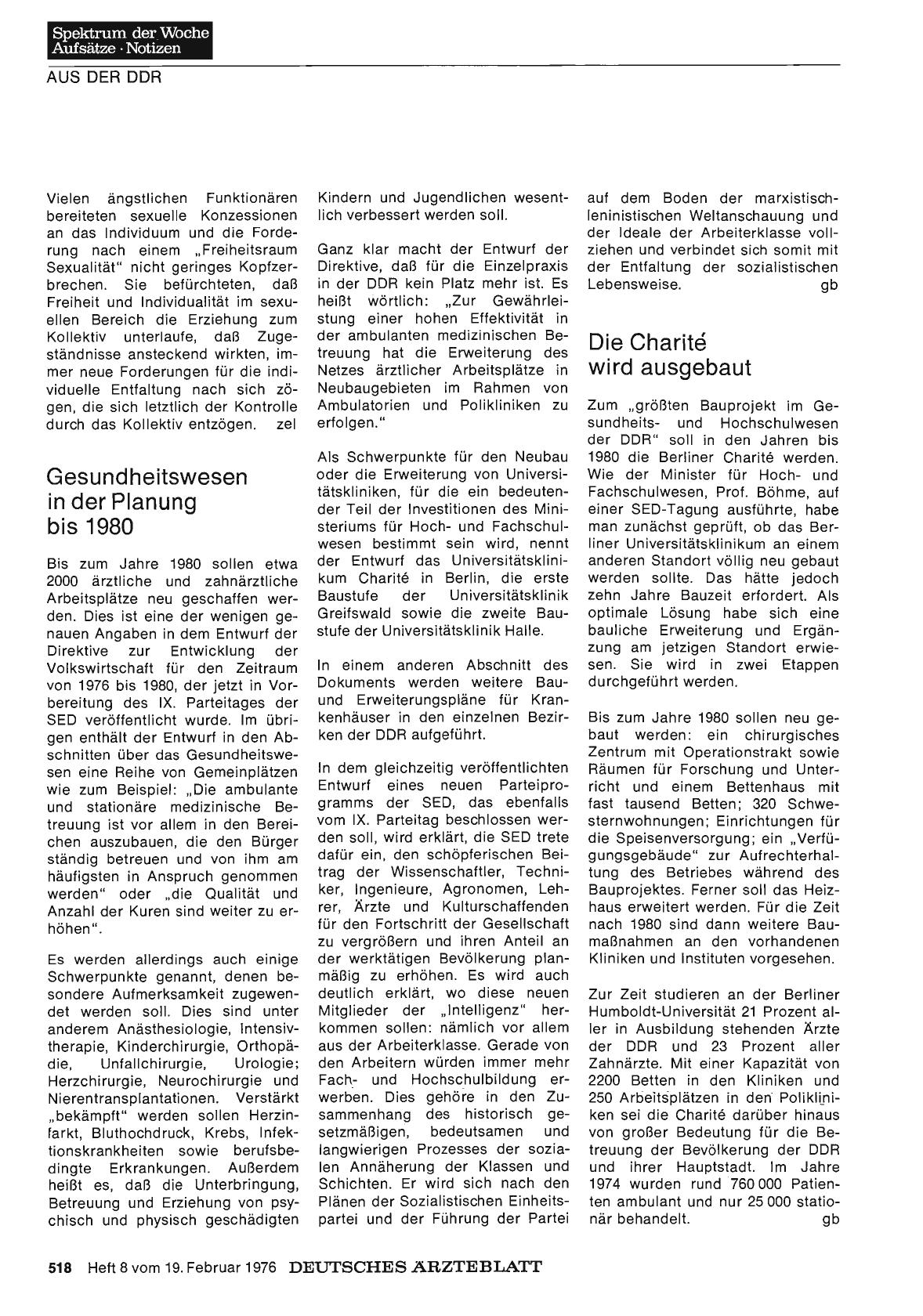 Vorschauseite 1: Die Charité wird ausgebaut