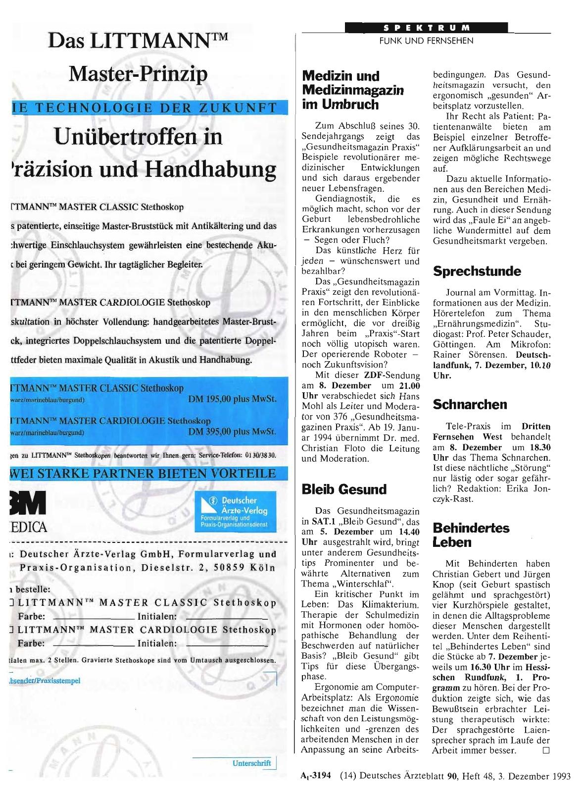 Vorschauseite 1: Sprechstunde