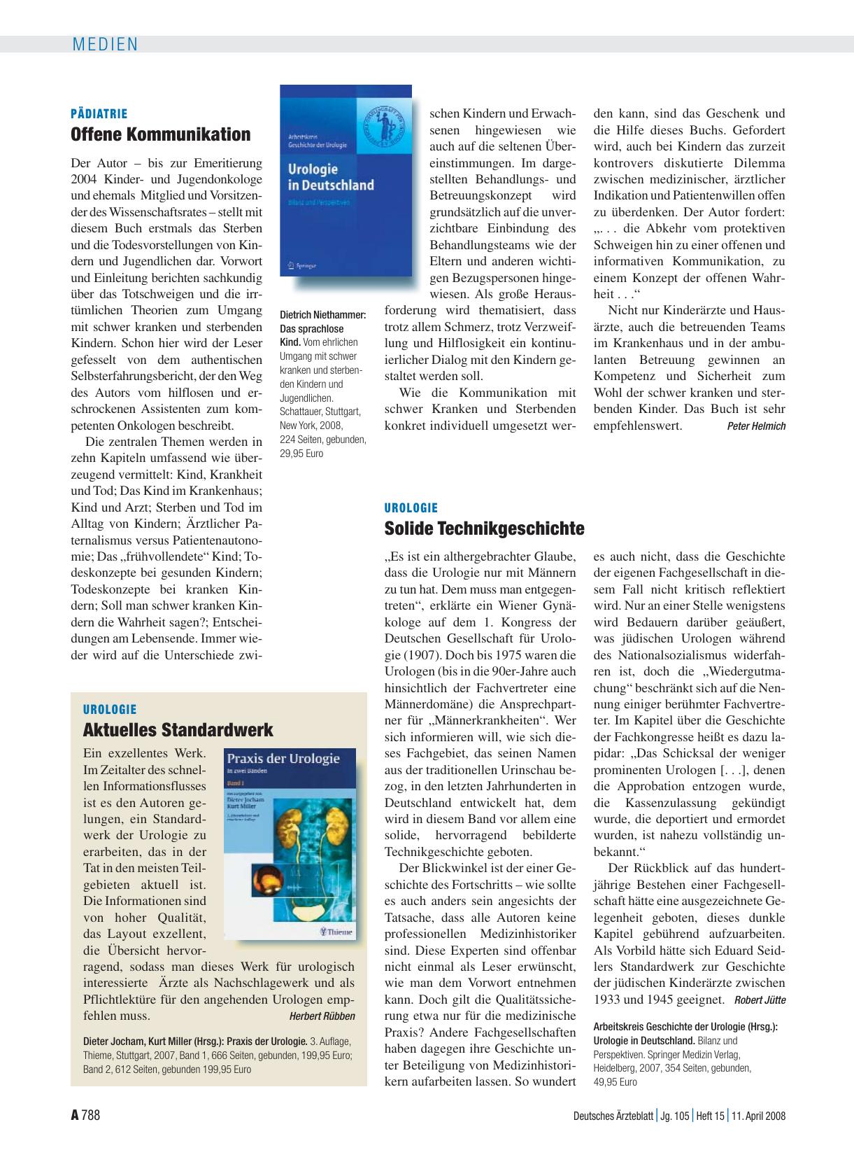 Vorschauseite 1: Pädiatrie: Offene Kommunikation