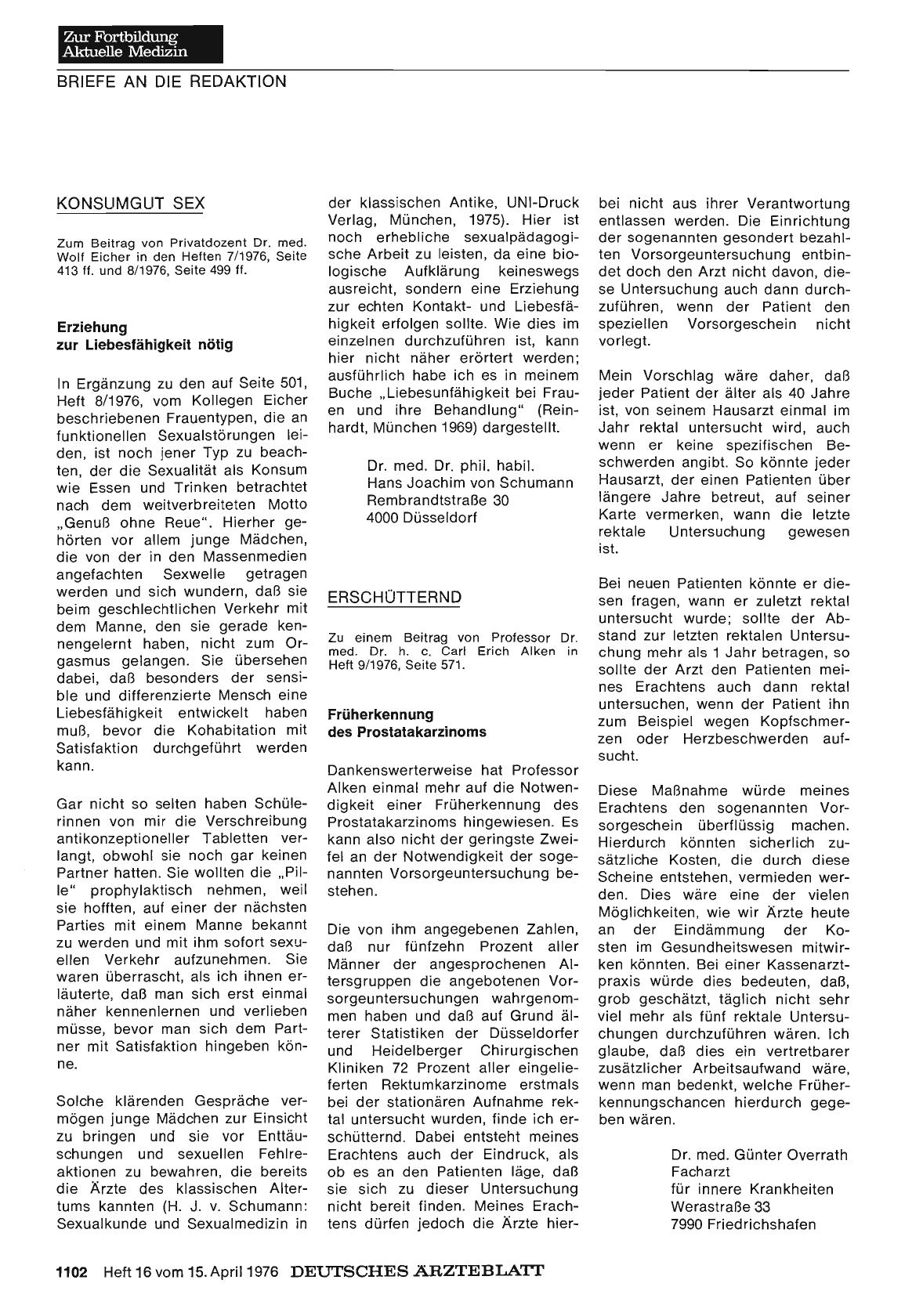 Vorschauseite 1: KONSUMGUT SEX: Erziehung zur Liebesfähigkeit nötig