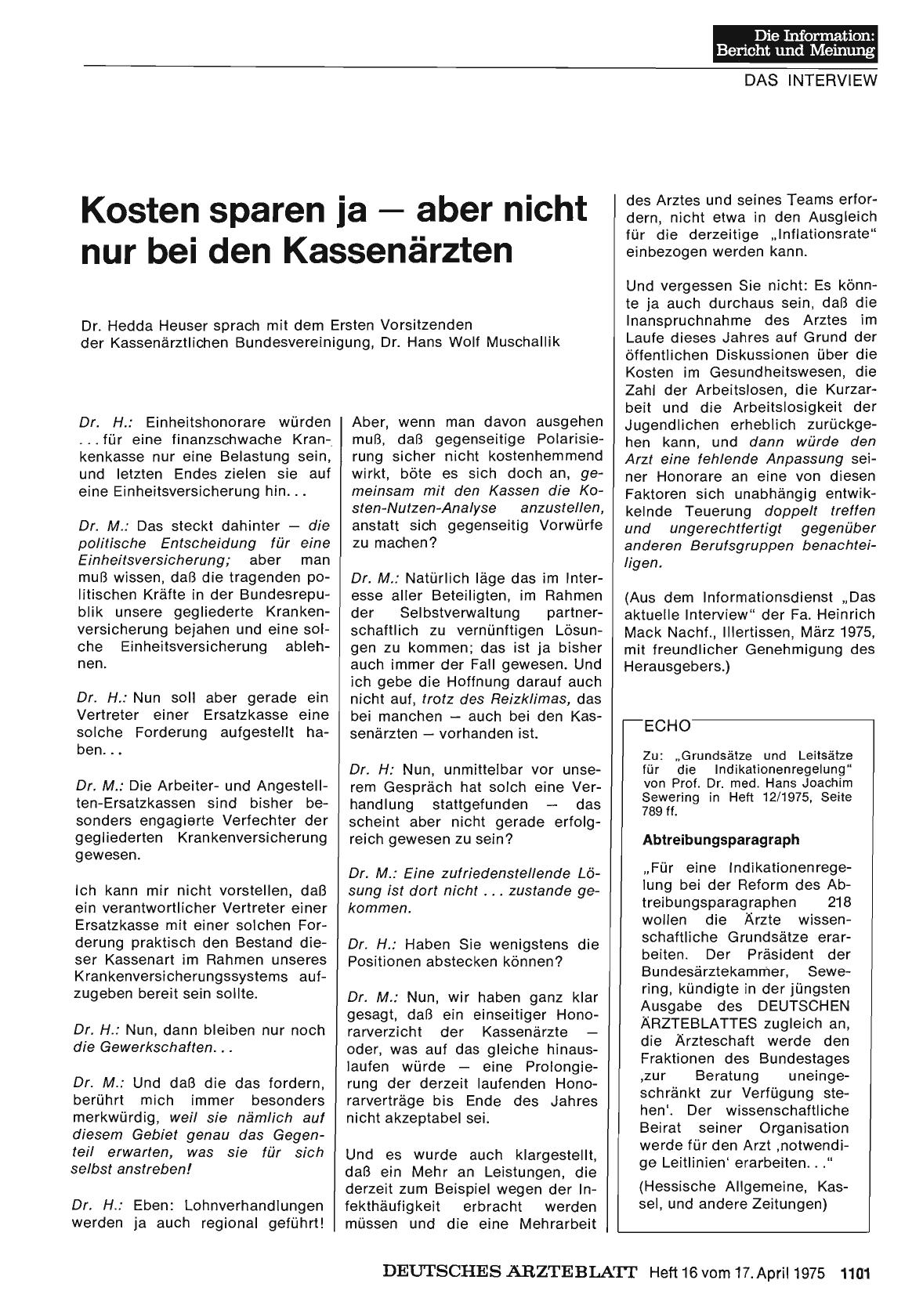 Vorschauseite 1: Abtreibungsparagraph