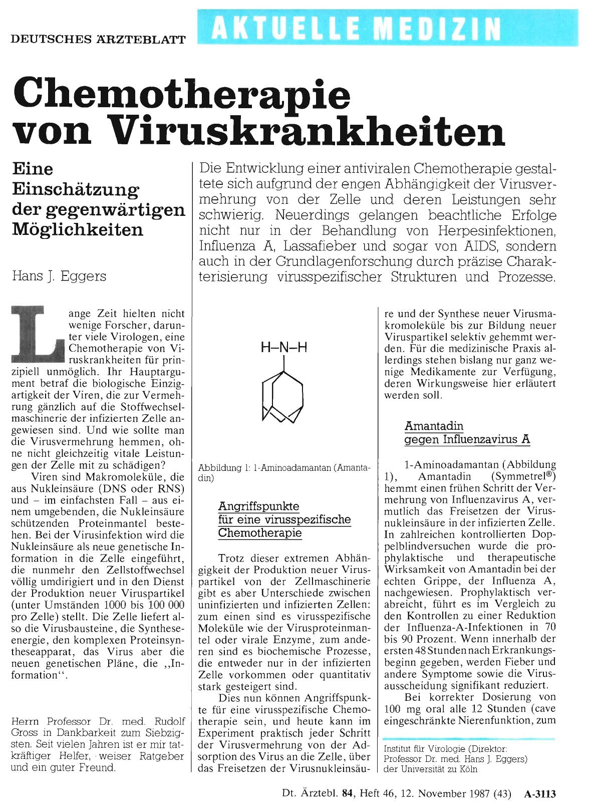 Vorschauseite 1: Chemotherapie von Viruskrankheiten
