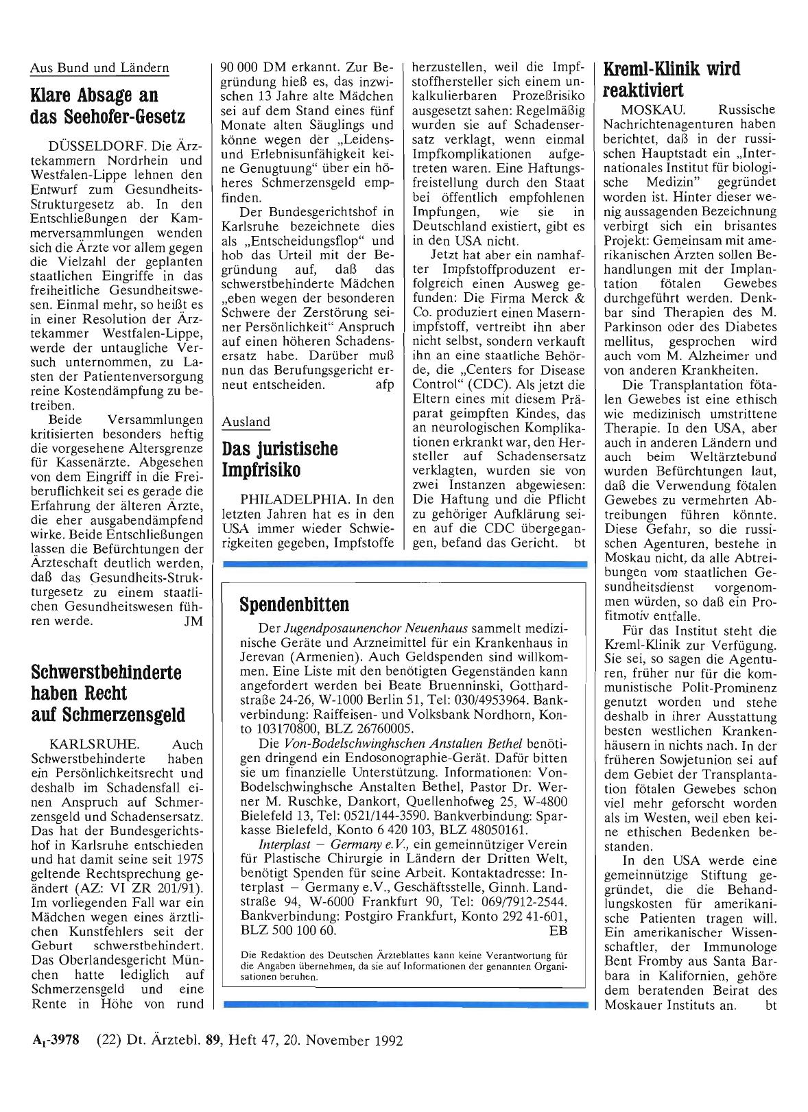 Vorschauseite 1: Kreml-Klinik wird reaktiviert