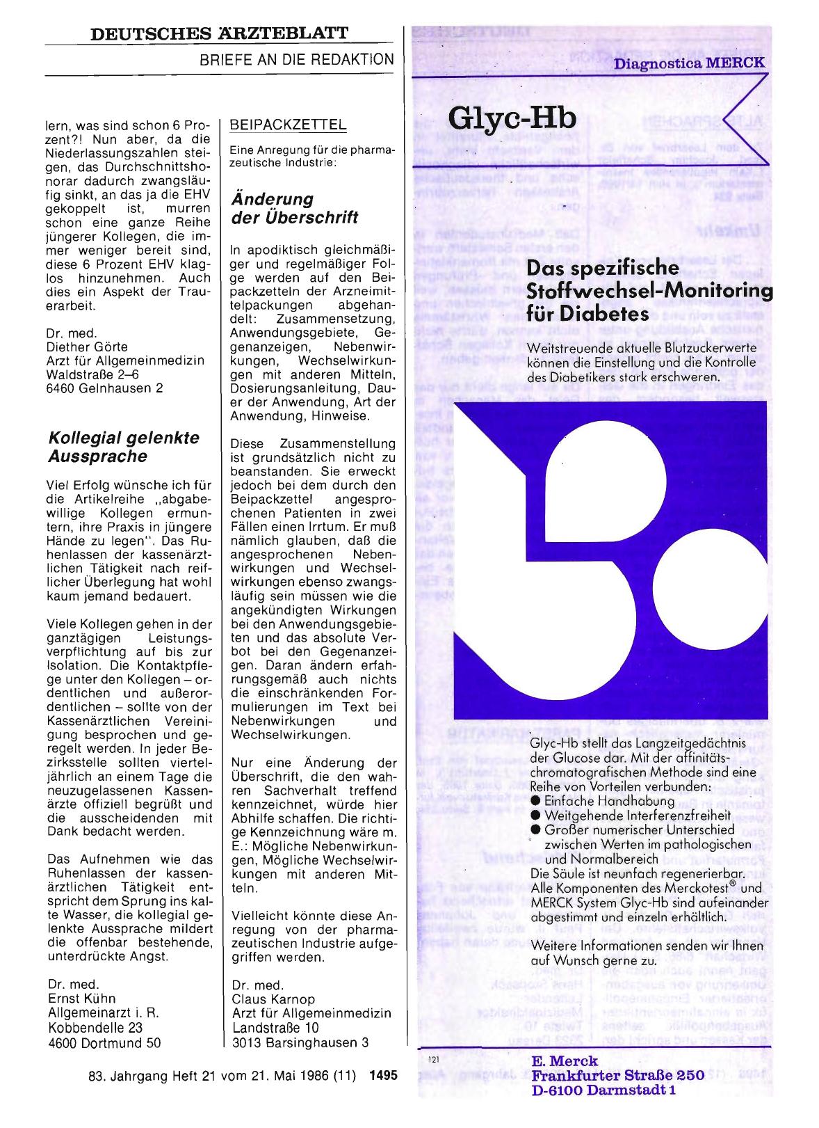 Vorschauseite 1: RUHESTAND: Kollegial gelenkte Aussprache