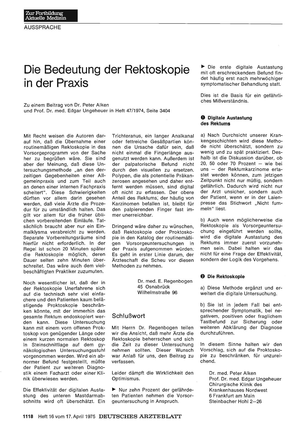 Vorschauseite 1: Schlußwort