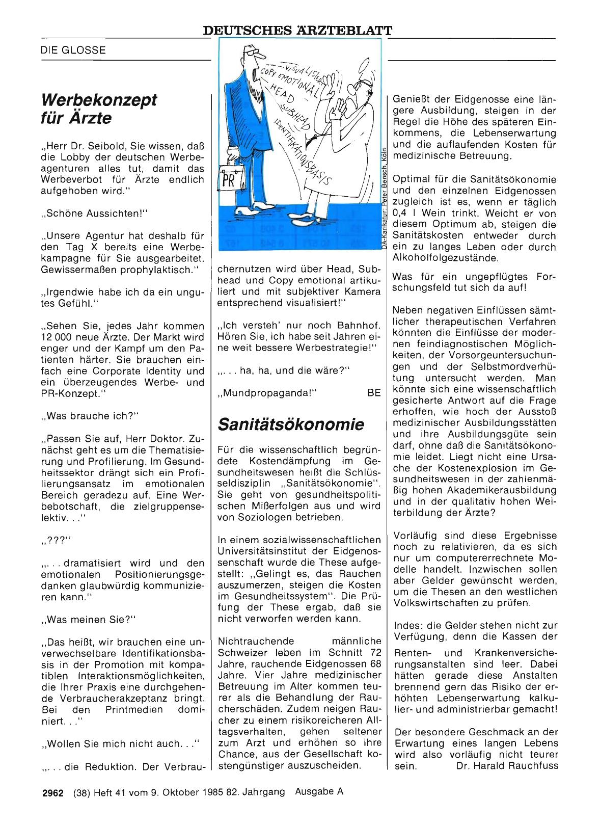 Vorschauseite 1: Sanitätsökonomie