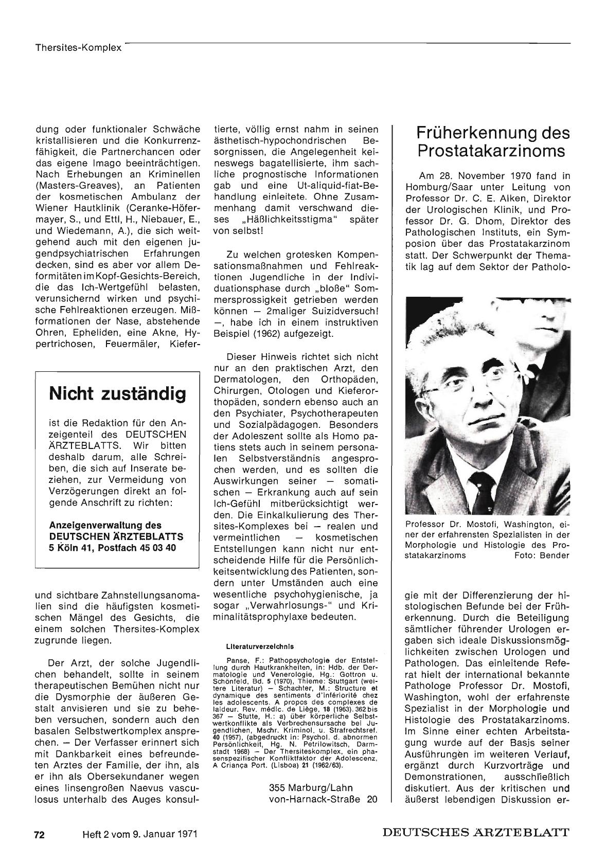 Vorschauseite 1: Früherkennung des Prostatakarzinoms