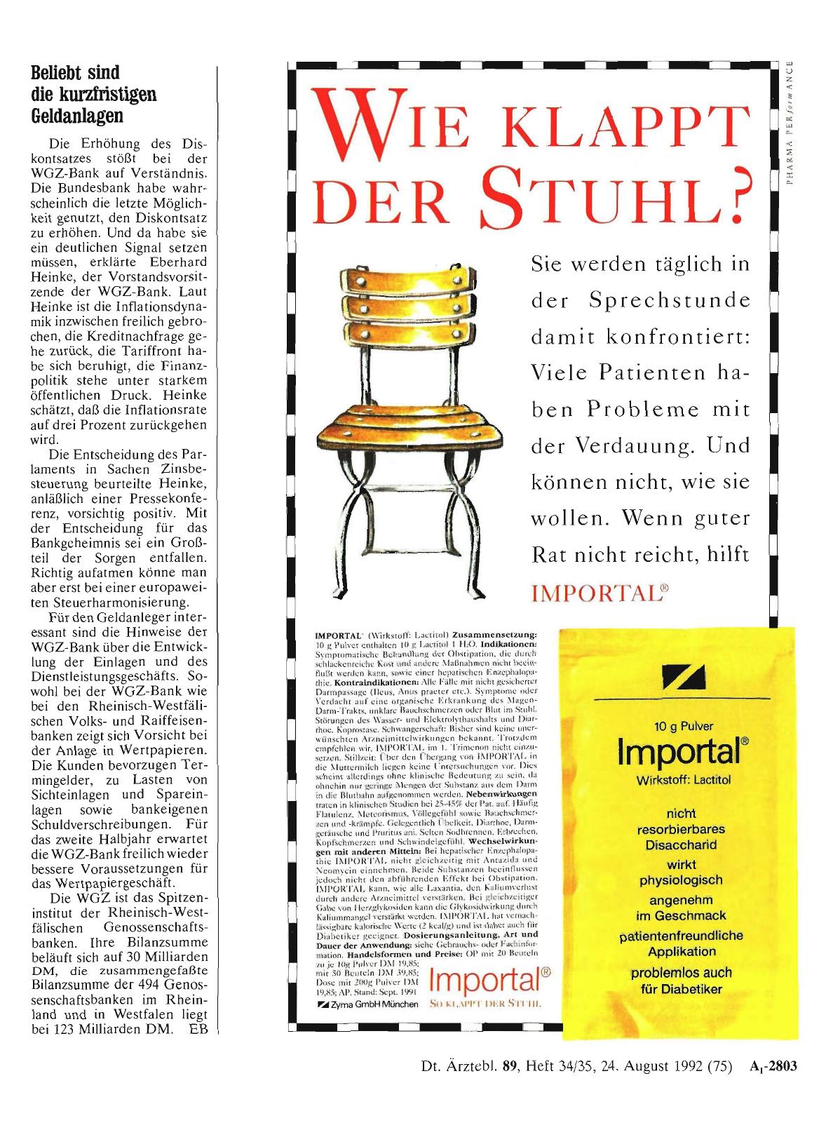 Vorschauseite 1: Beliebt sind die kurzfristigen Geldanlagen