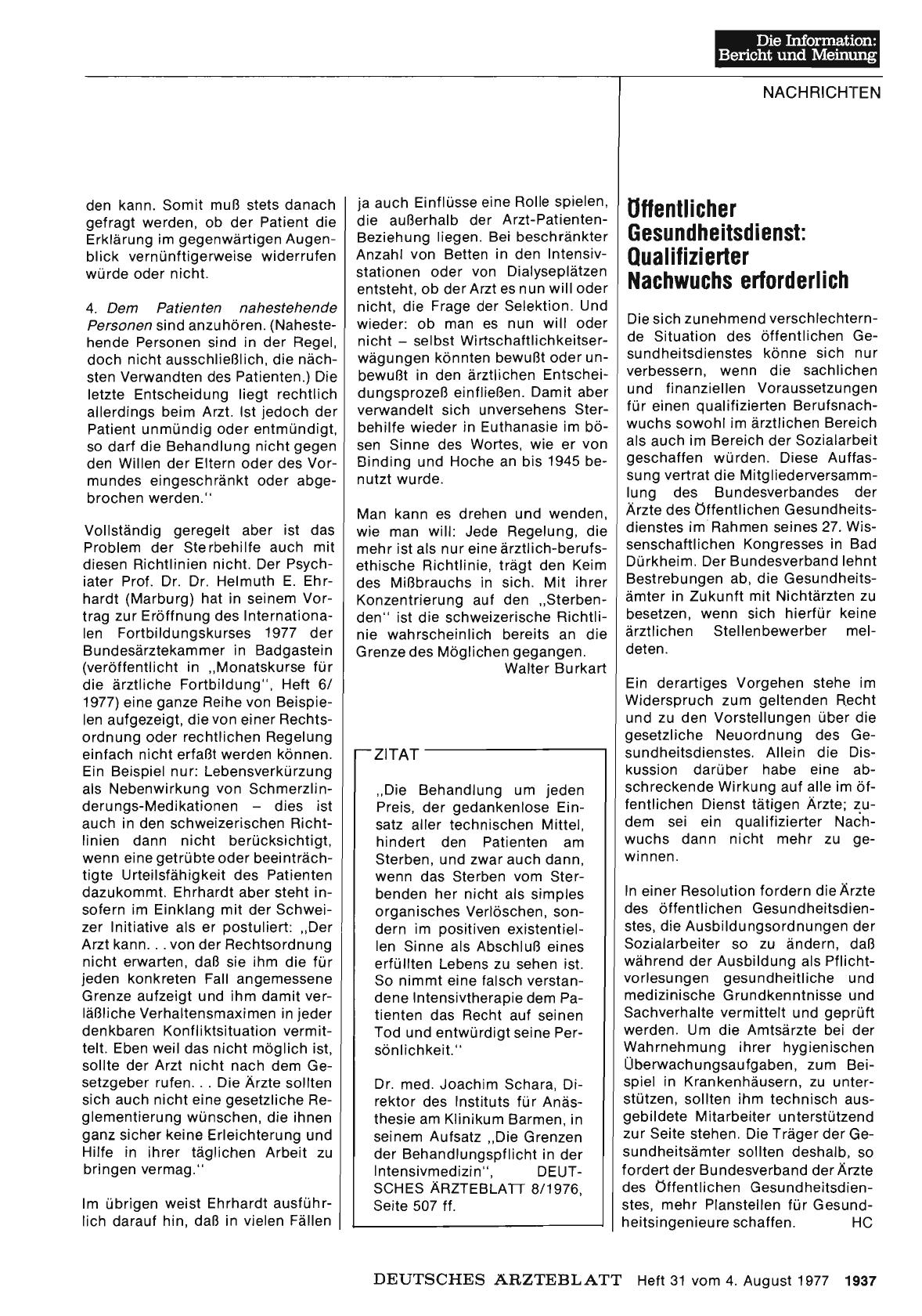 Vorschauseite 1: Die Grenzen der Behandlungspflicht