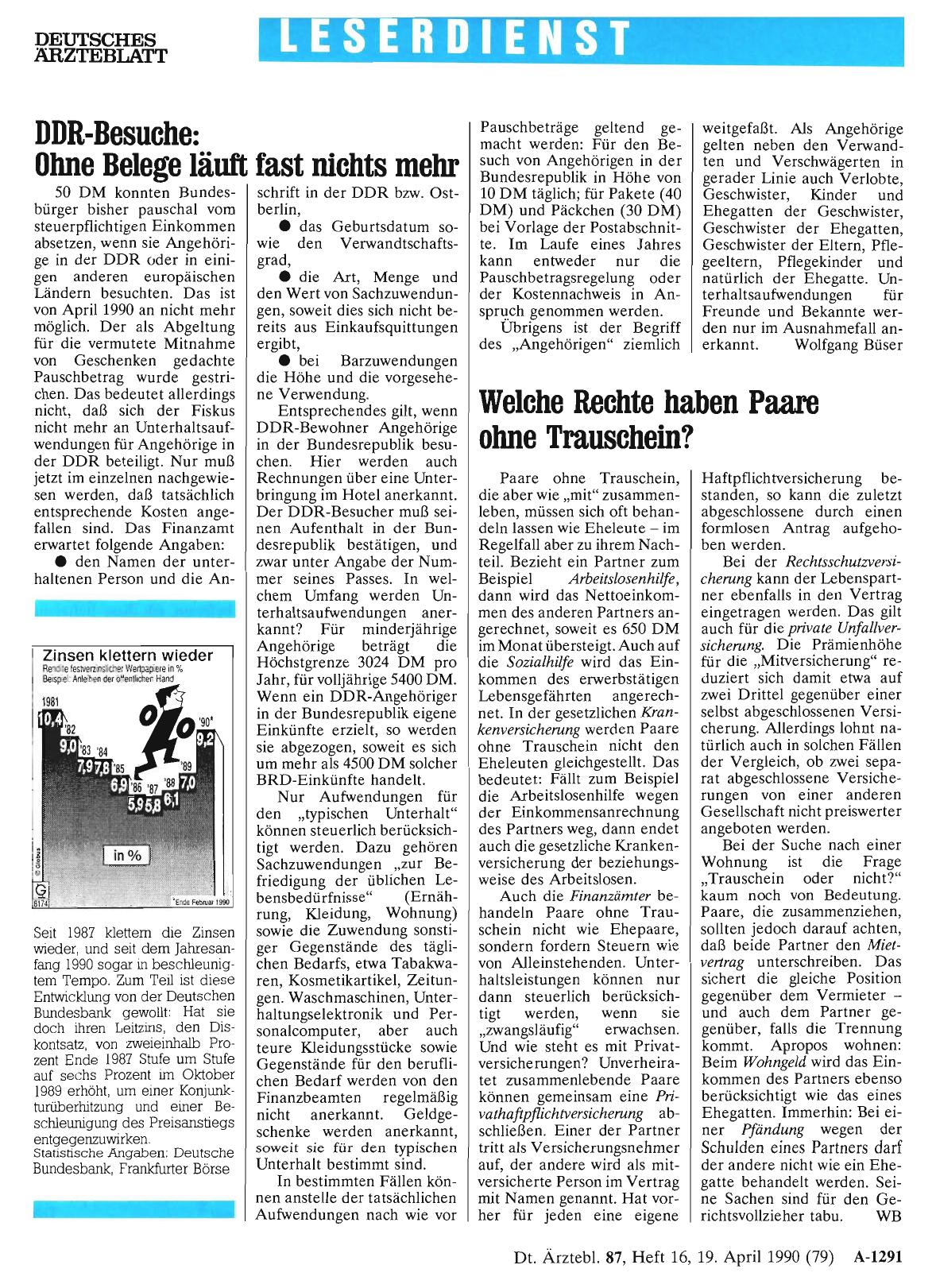Vorschauseite 1: Zinsen klettern wieder