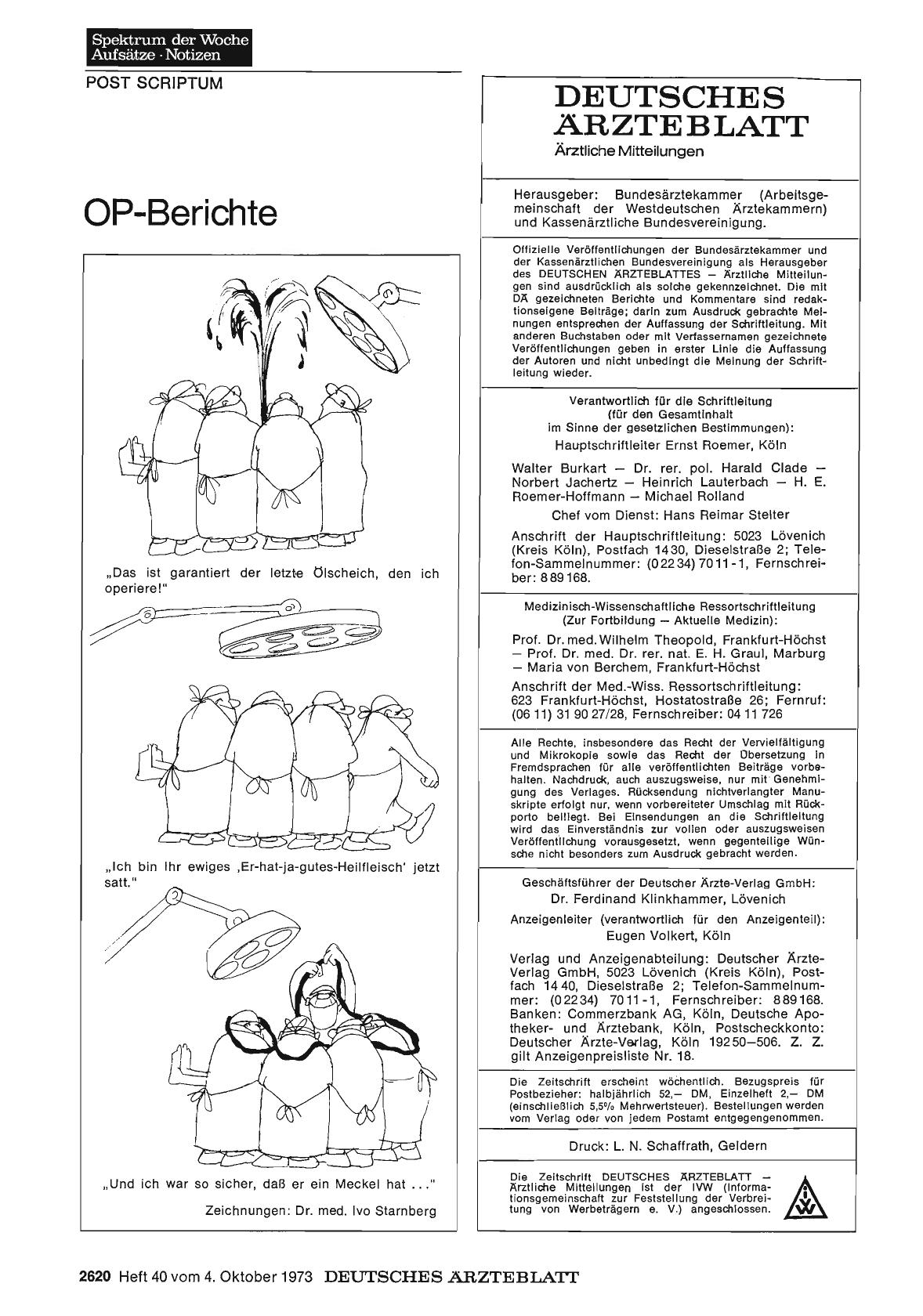 Vorschauseite 1: OP-Berichte