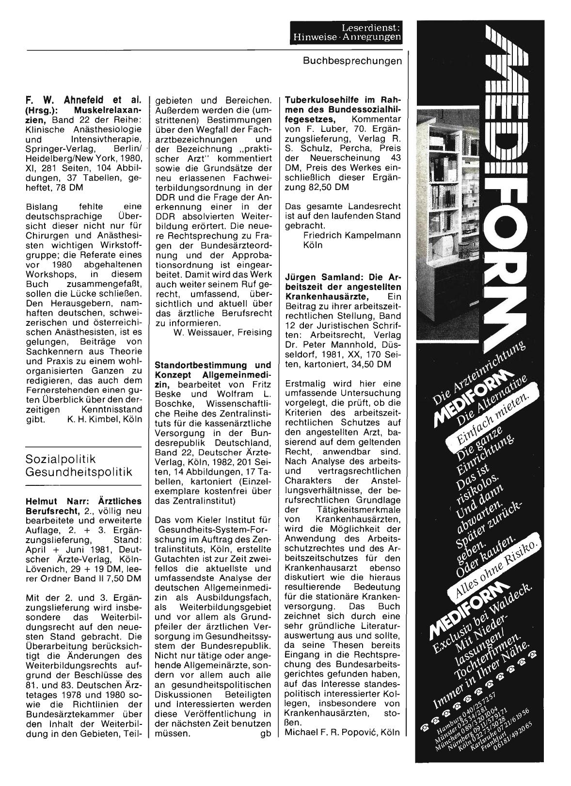 Vorschauseite 1: Sozialpolitik - Gesundheitspolitik: Helmut Narr: Ärztliches Berufsrecht