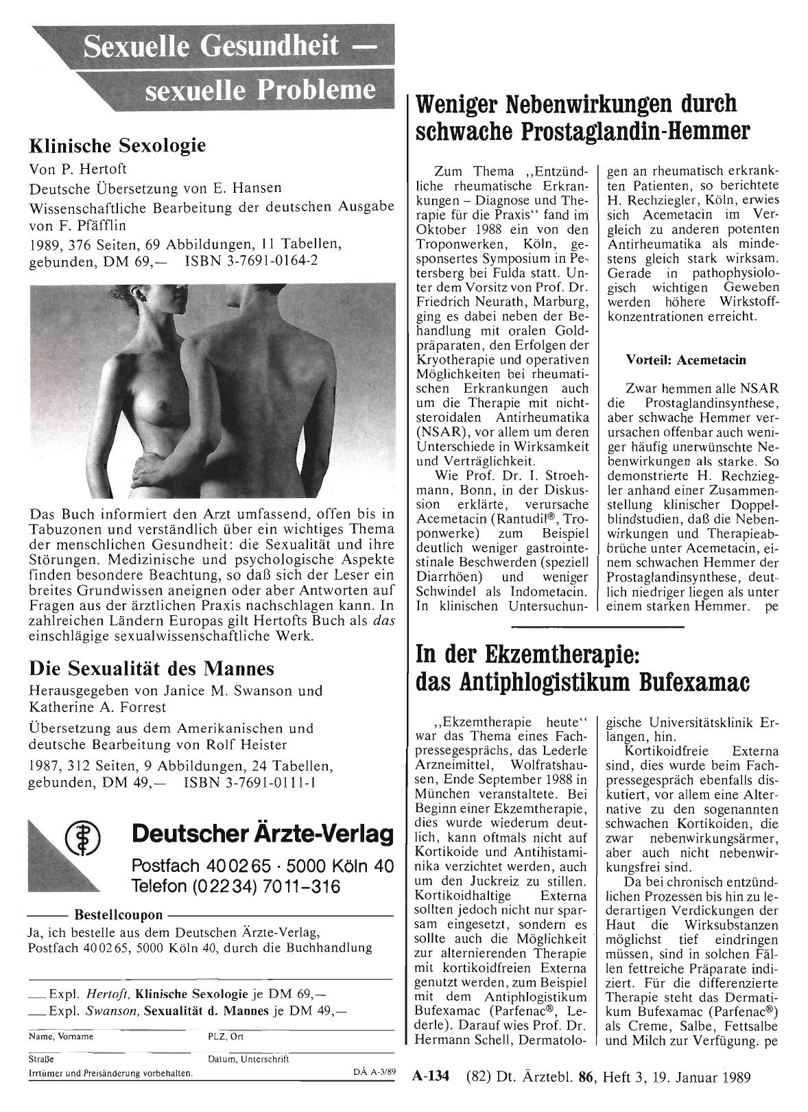 Vorschauseite 1: In der Ekzemtherapie: das Antiphlogistikum Bufexamac