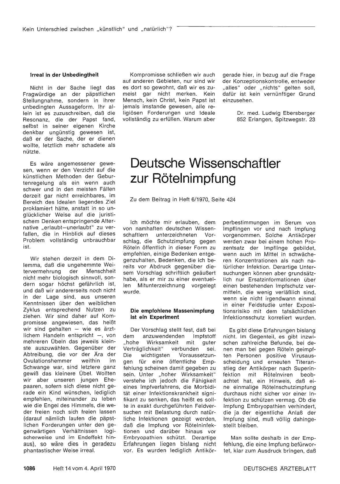 Vorschauseite 1: Deutsche Wissenschaftler zur Rötelnimpfung