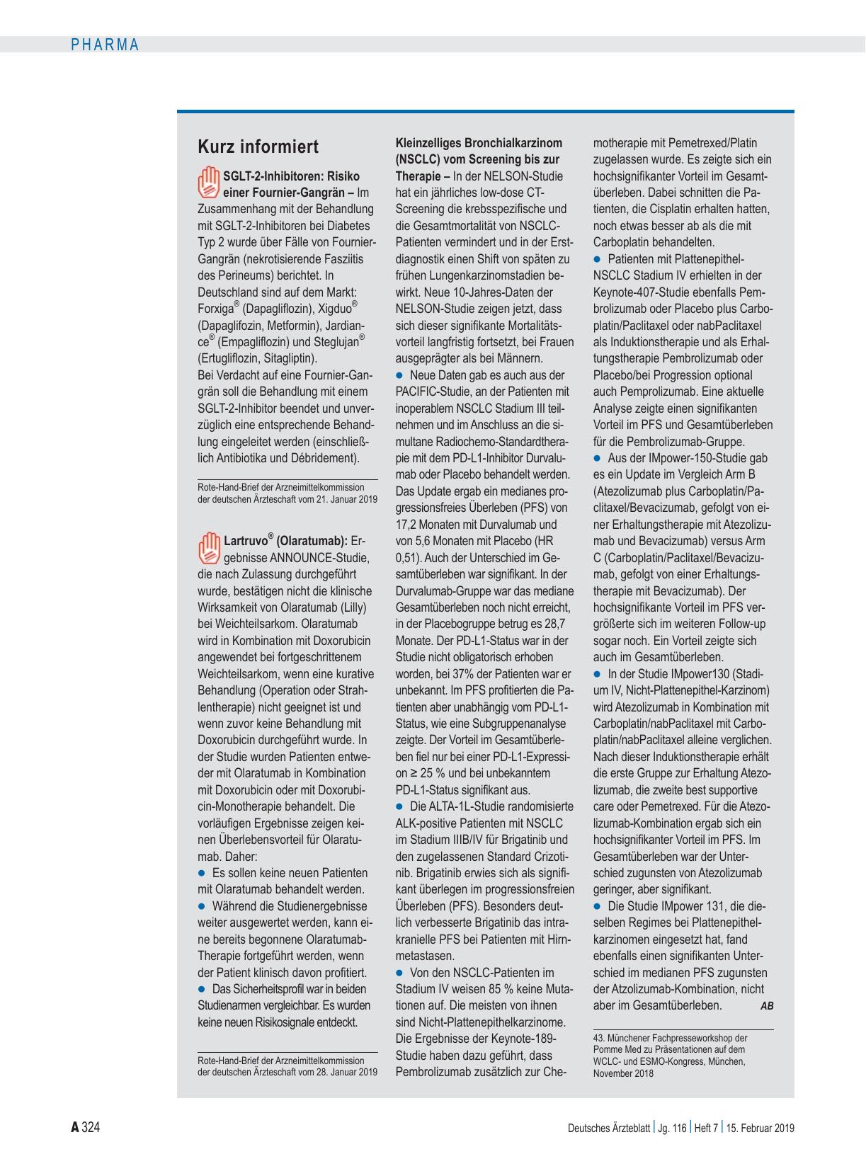 Vorschauseite 1: Kurz informiert