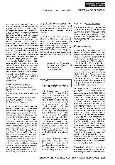 Vorschauseite 1: Falsche Weichenstellung