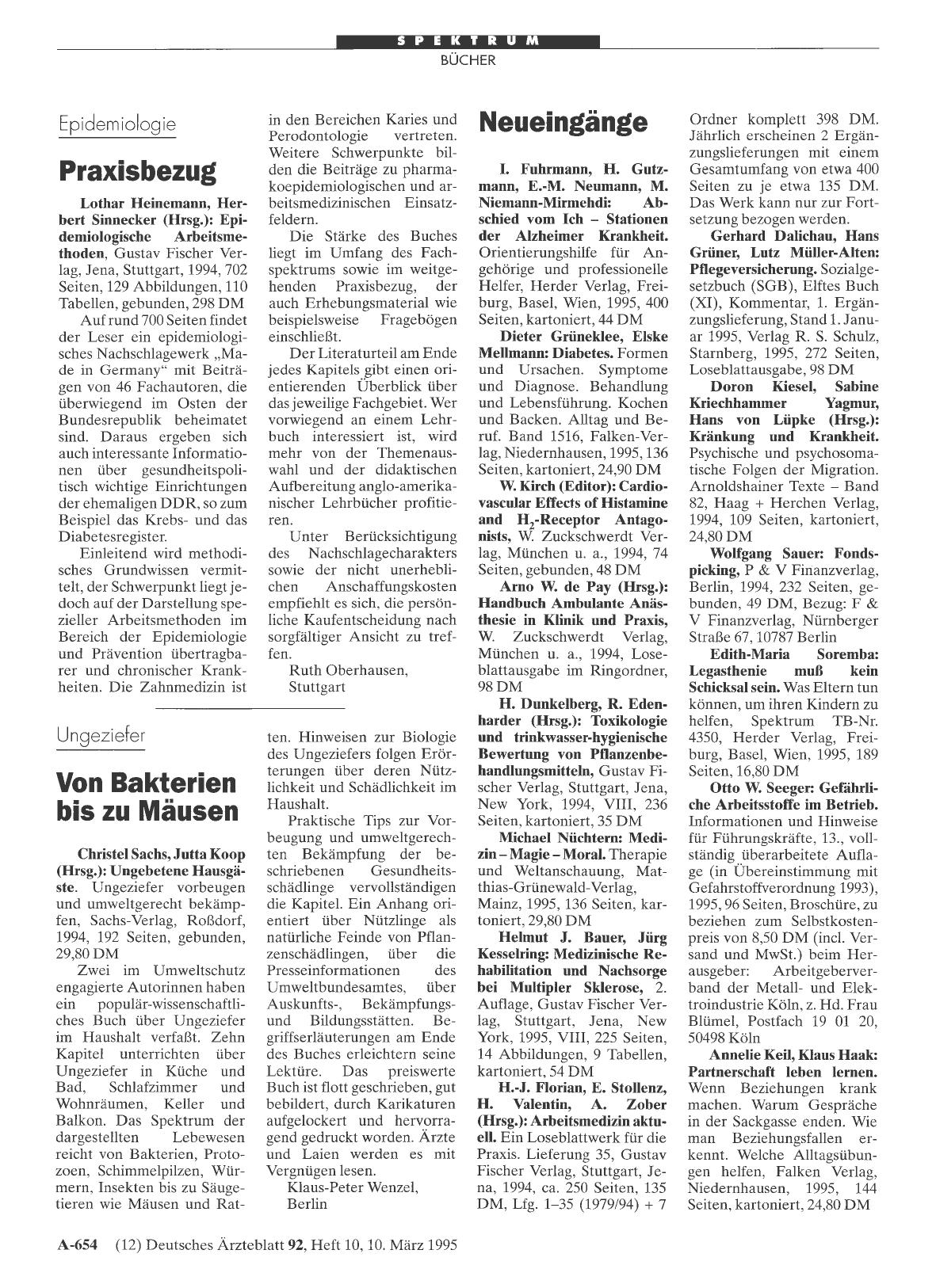 Vorschauseite 1: Epidemiologie: Praxisbezug