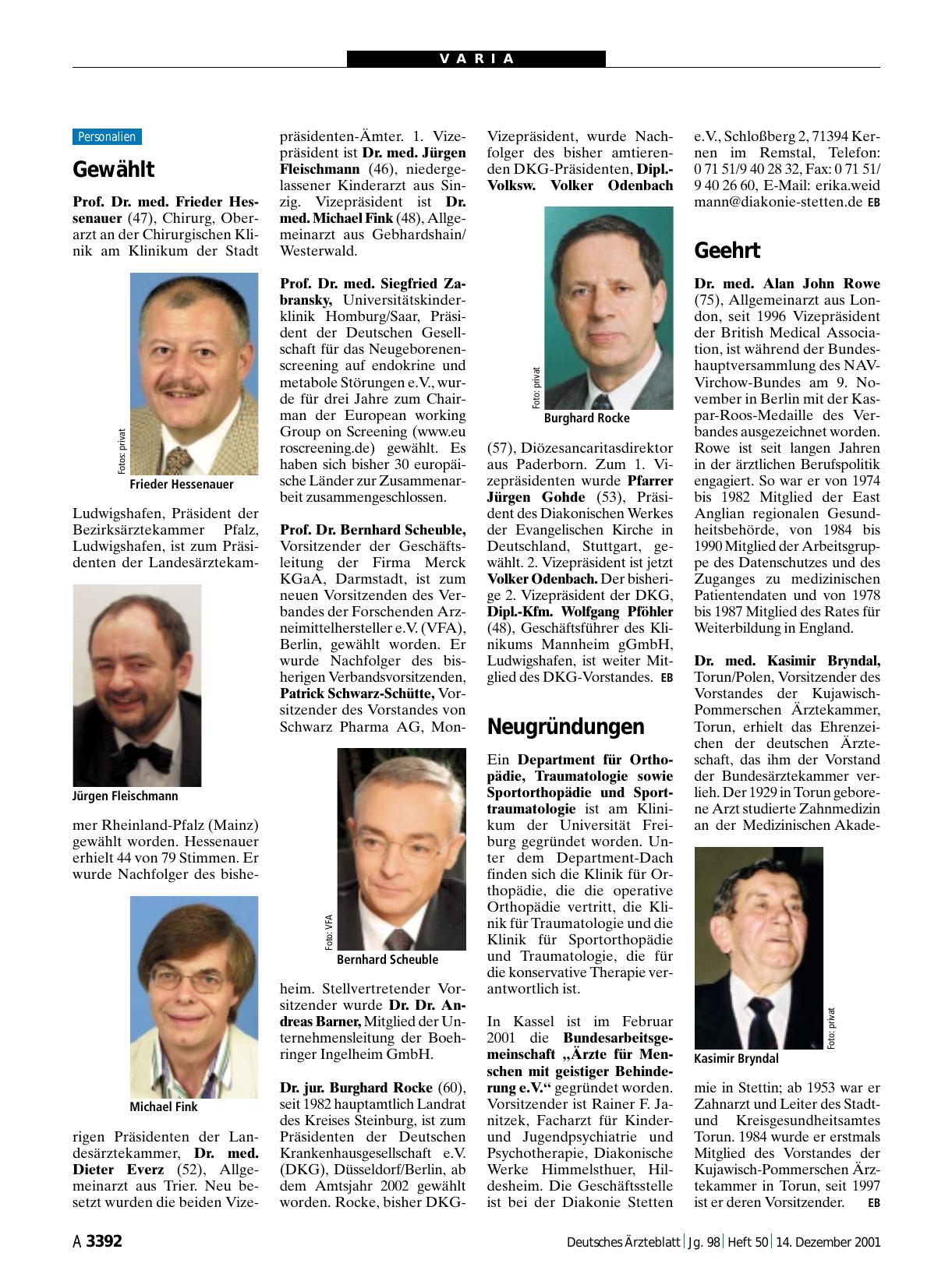 Vorschauseite 1: Geehrt