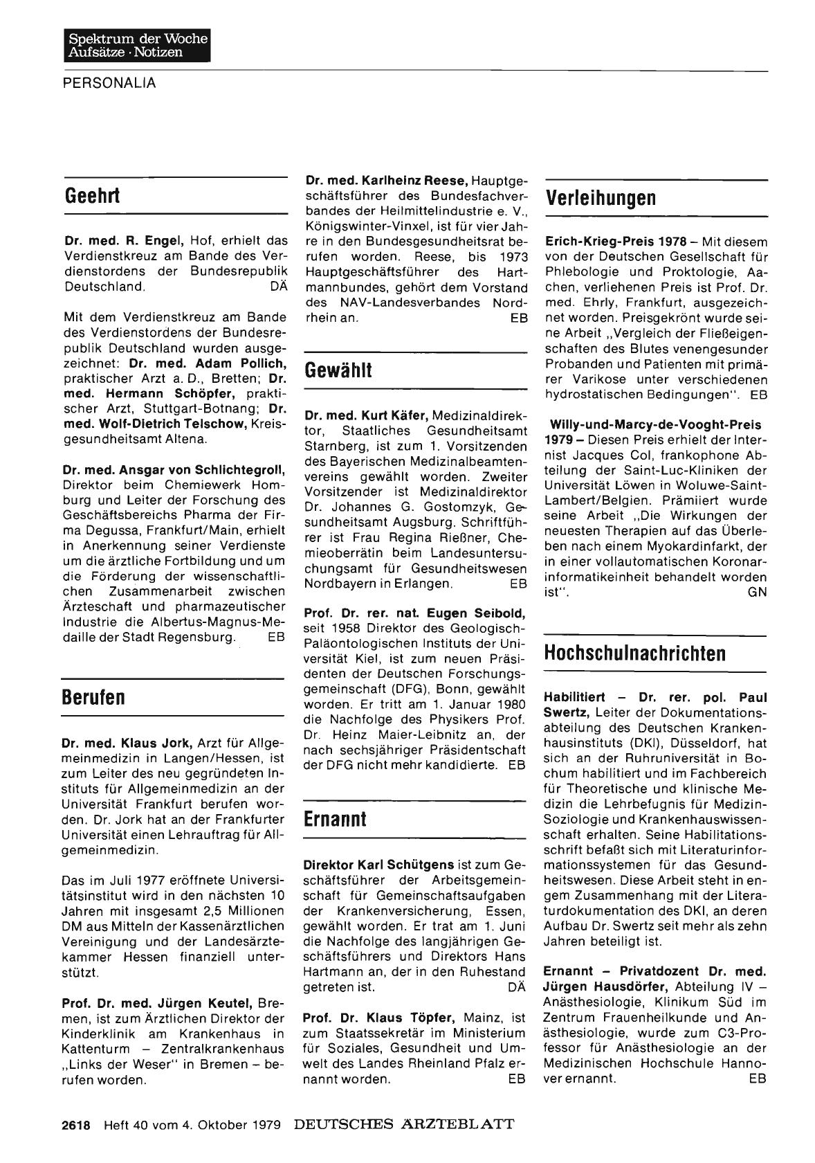 Vorschauseite 1: Berufen