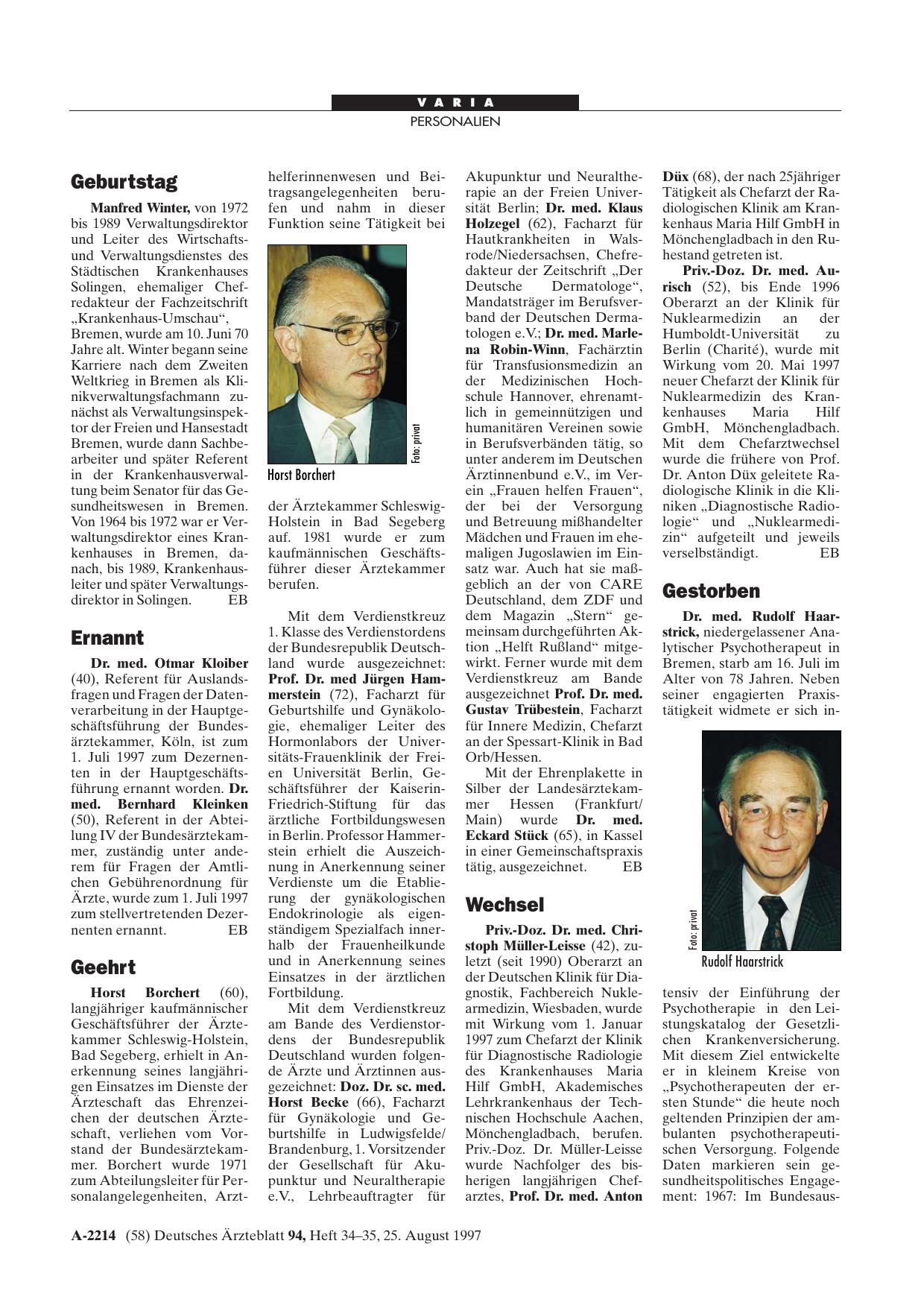 Vorschauseite 1: Ernannt