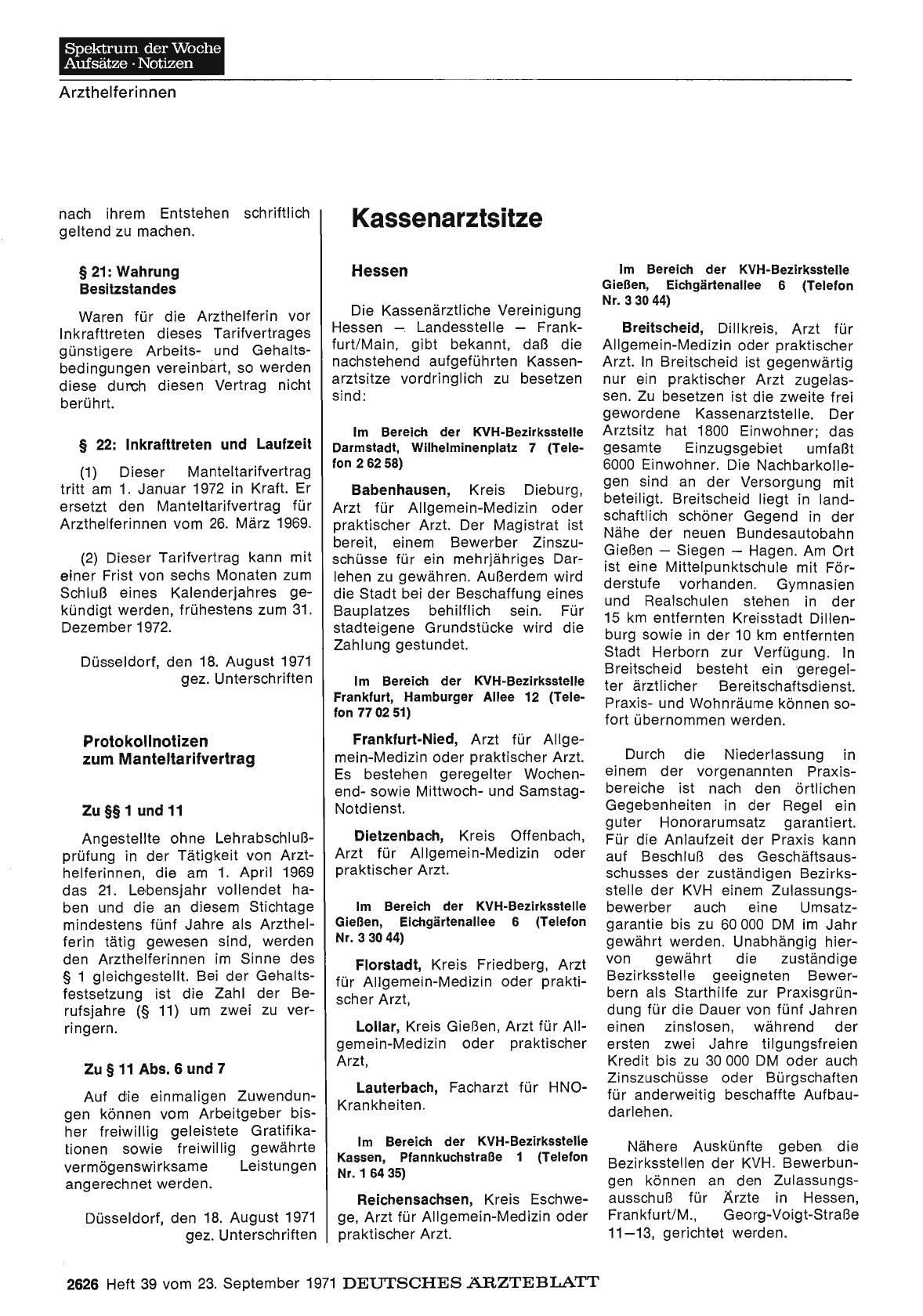 Vorschauseite 1: Kassenarztsitze
