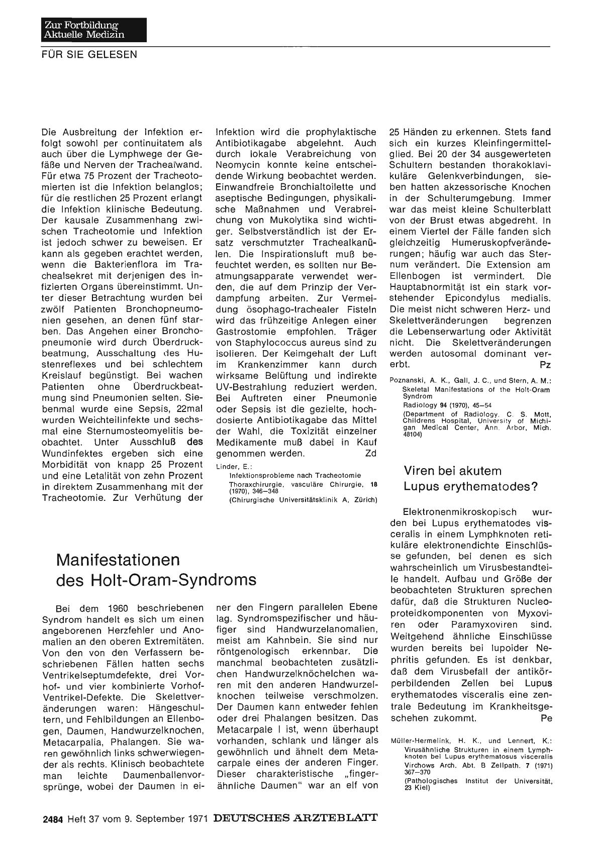 Vorschauseite 1: Viren bei akutem Lupus erythematodes?