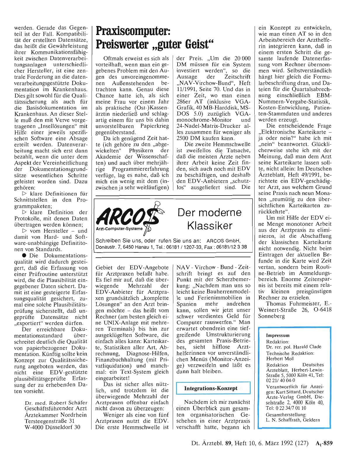 Vorschauseite 1: Praxiscomputer: Preiswerter „guter Geist“