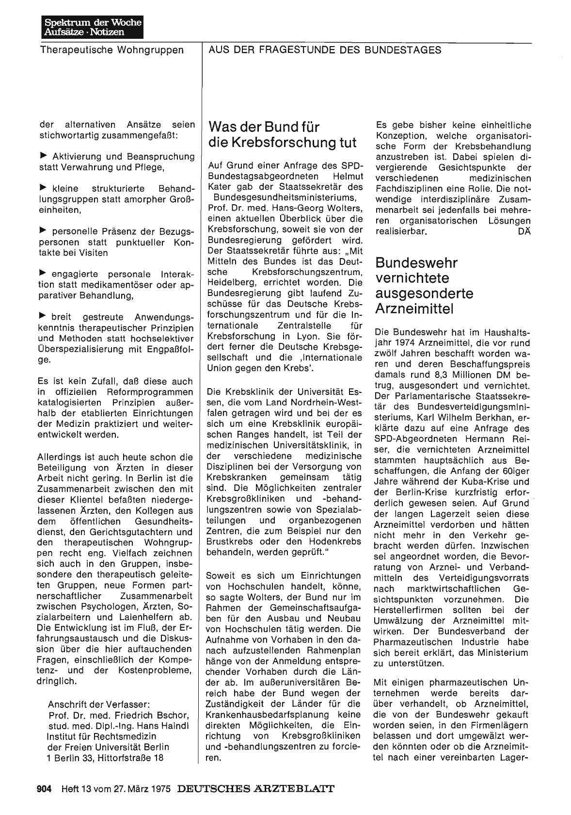 Vorschauseite 1: Was der Bund für die Krebsforschung tut