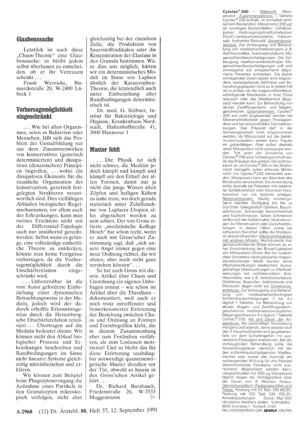 Vorschauseite 1: CHAOSTHEORIE: Muster fehlt